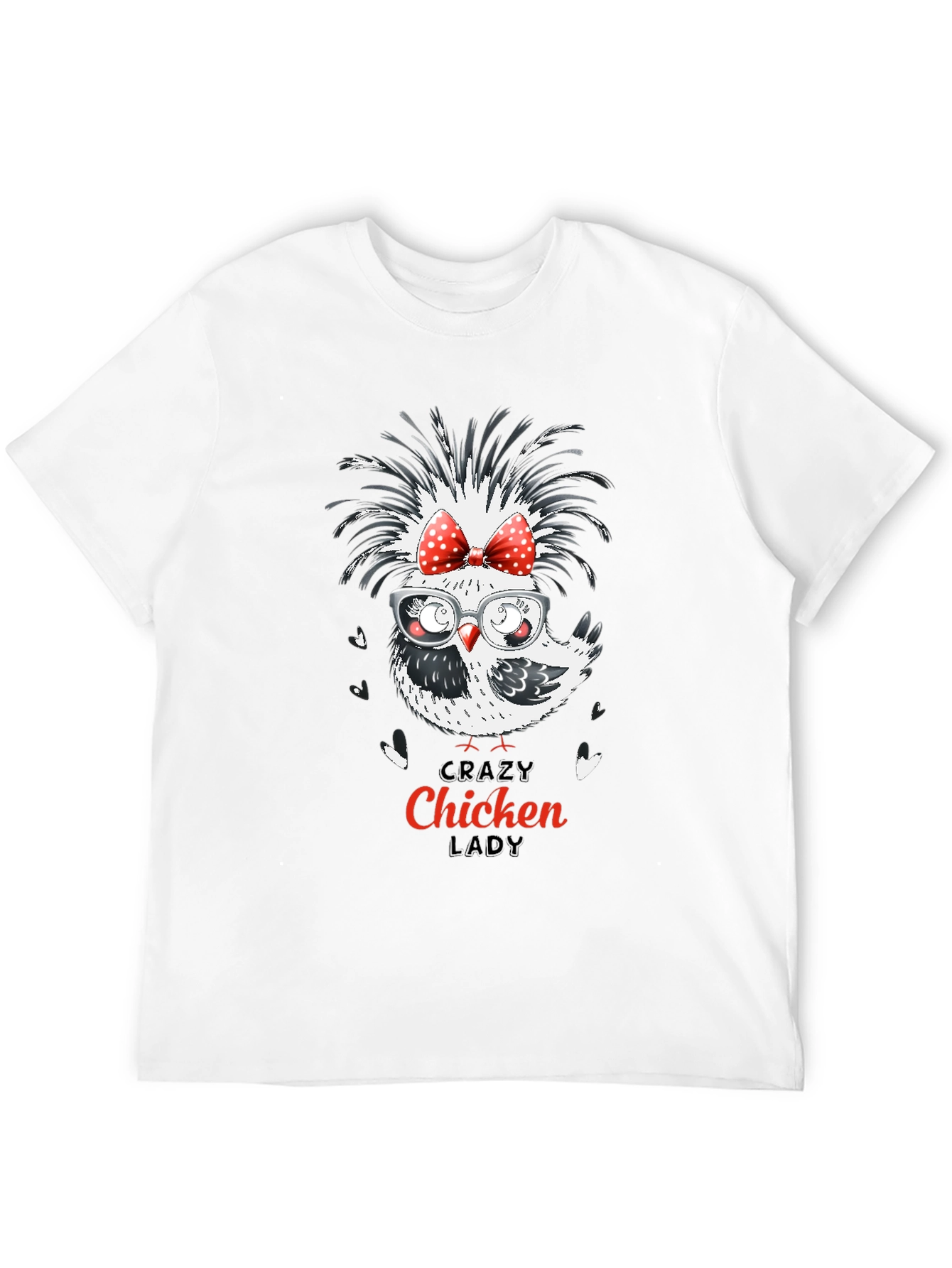 Crazy Chicken Lady T-Shirt - Novelty Tee