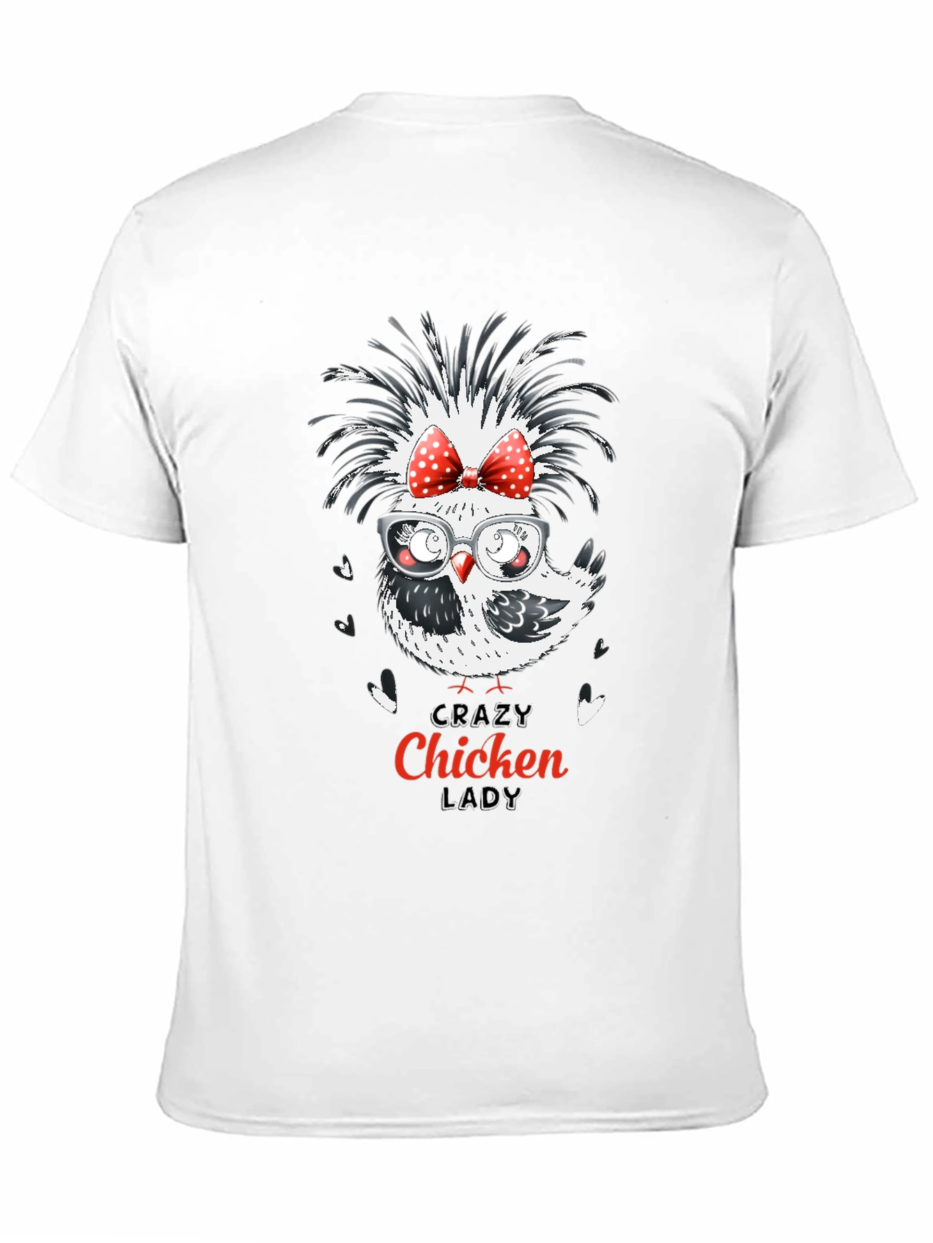 Crazy Chicken Lady T-Shirt - Novelty Tee