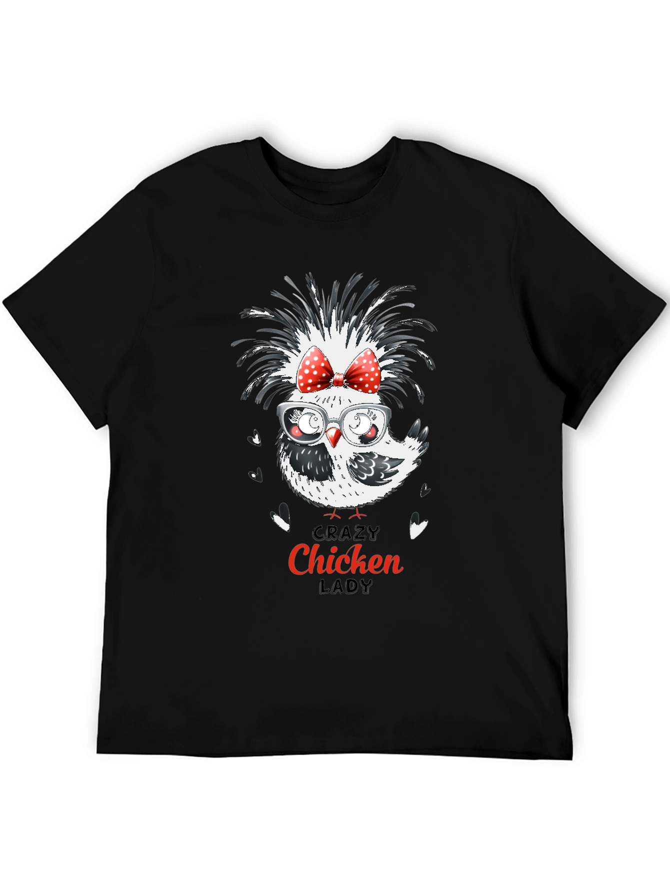 Crazy Chicken Lady T-Shirt - Novelty Tee