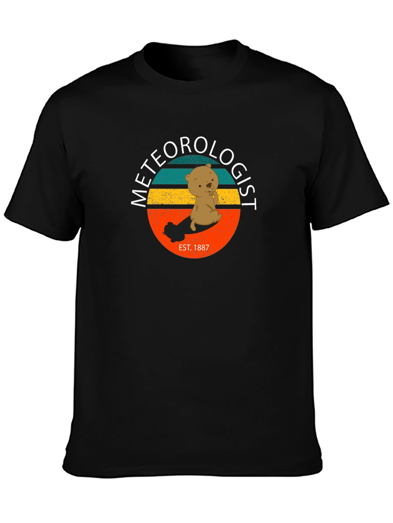 Meteorologist Bear Graphic T-Shirt