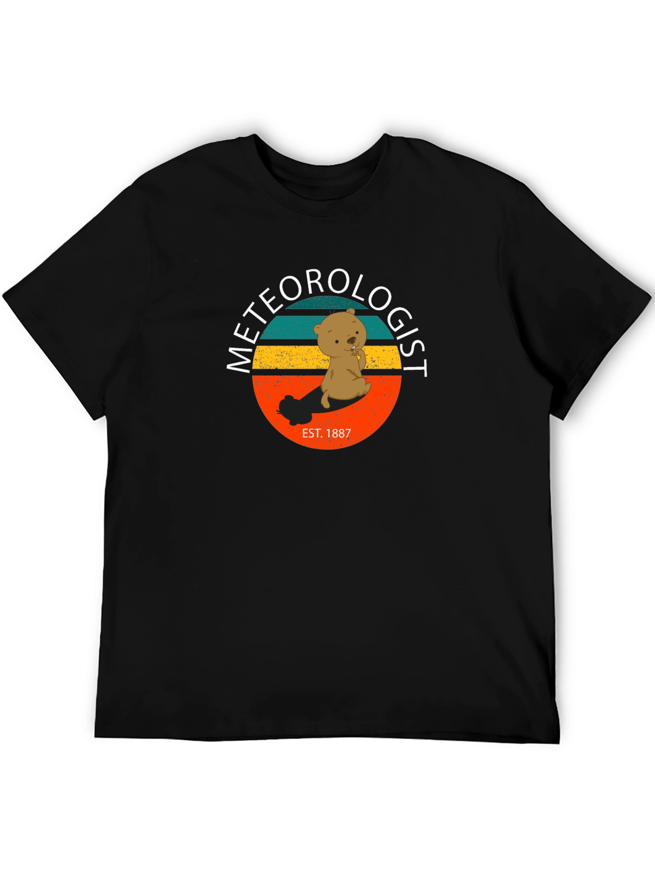 Meteorologist Bear Graphic T-Shirt