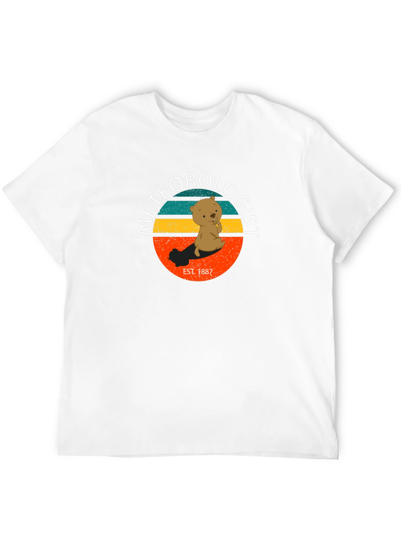 Meteorologist Bear Graphic T-Shirt