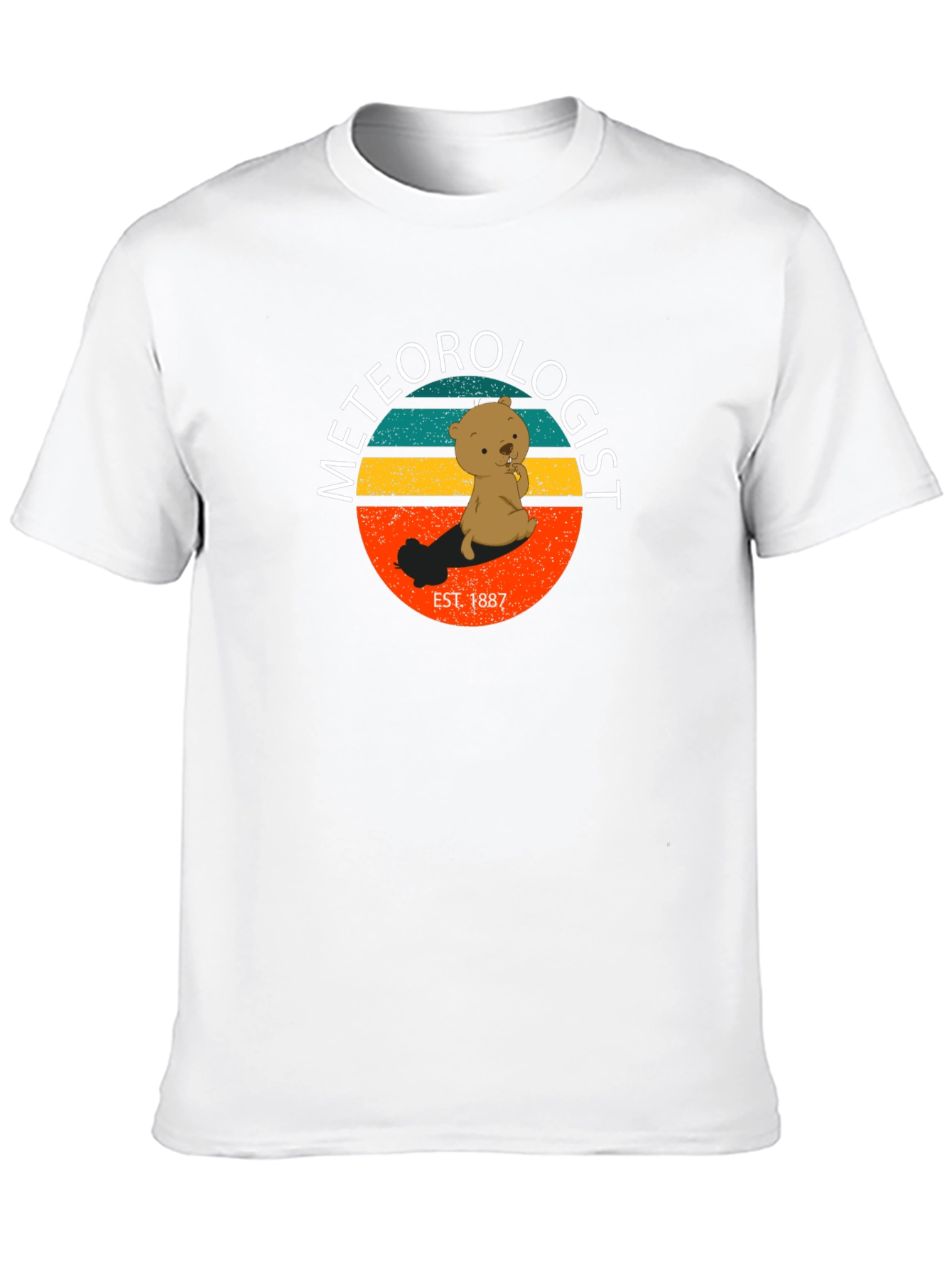 Meteorologist Bear Graphic T-Shirt