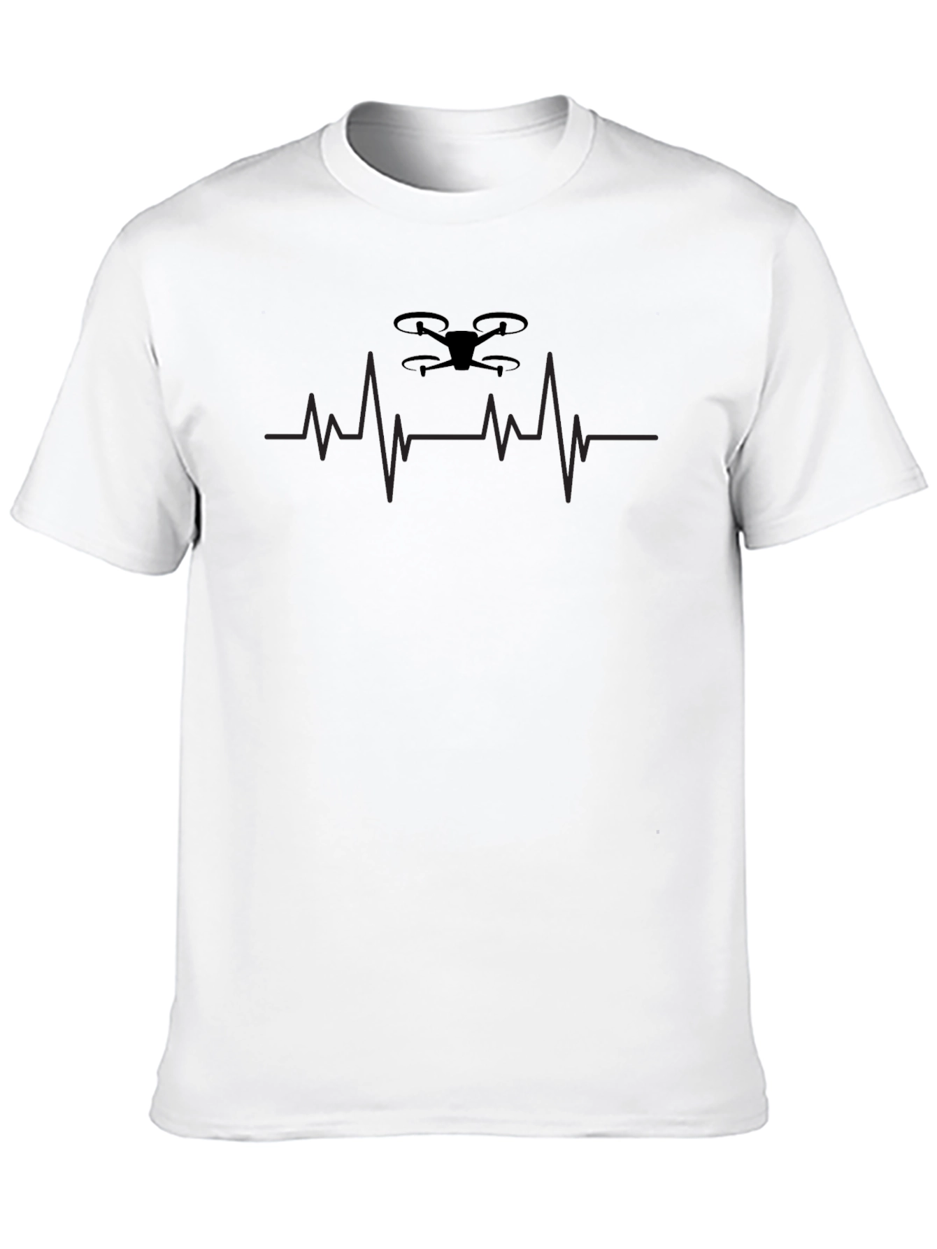 Drone Heartbeat Graphic Tee - Fly High!