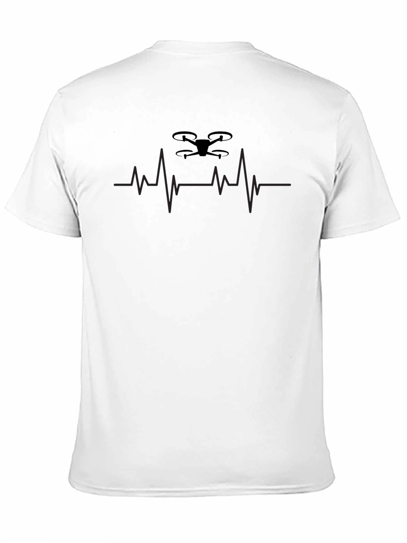 Drone Heartbeat Graphic Tee - Fly High!