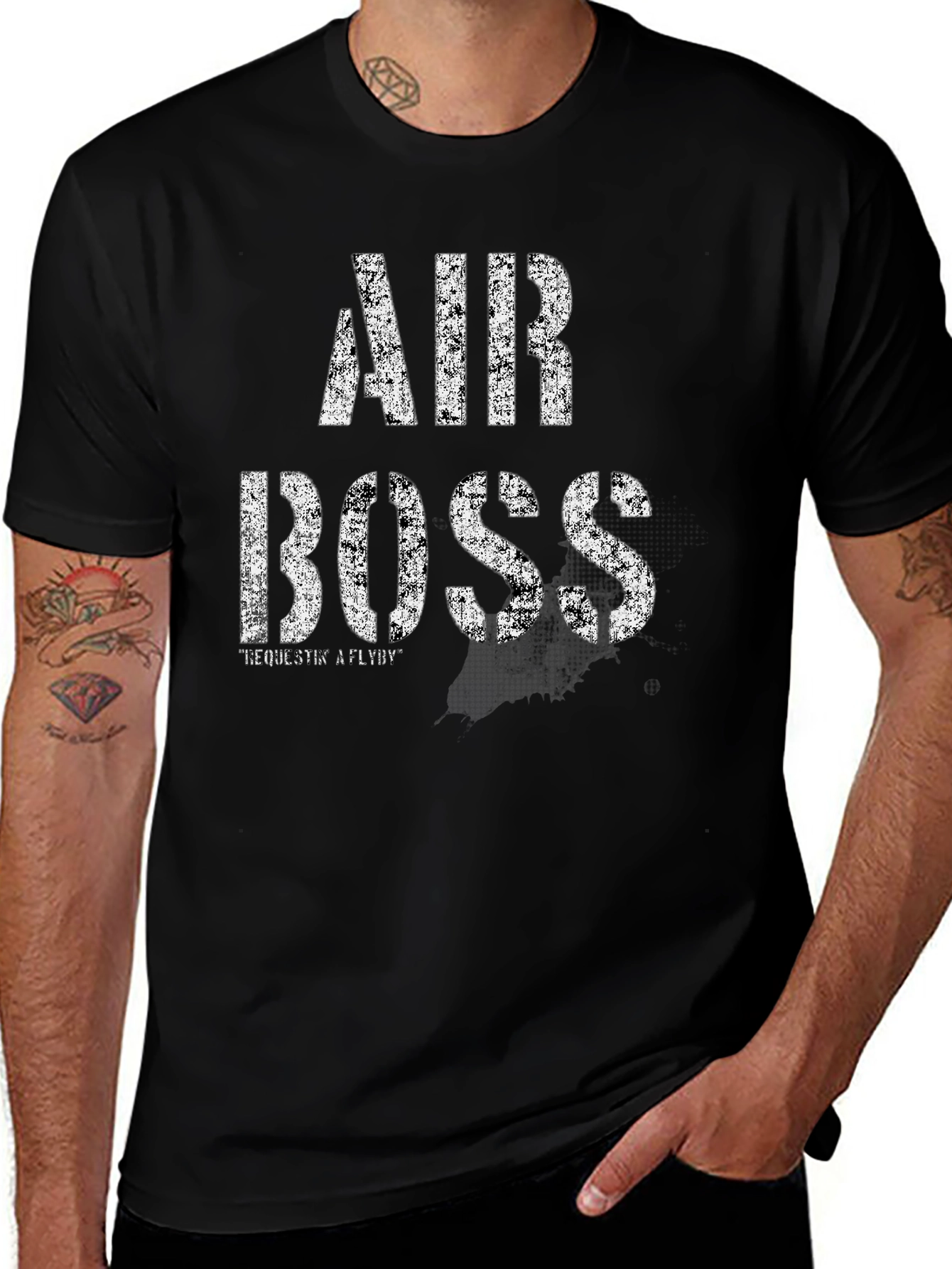 Air Boss Graphic Print T-Shirt