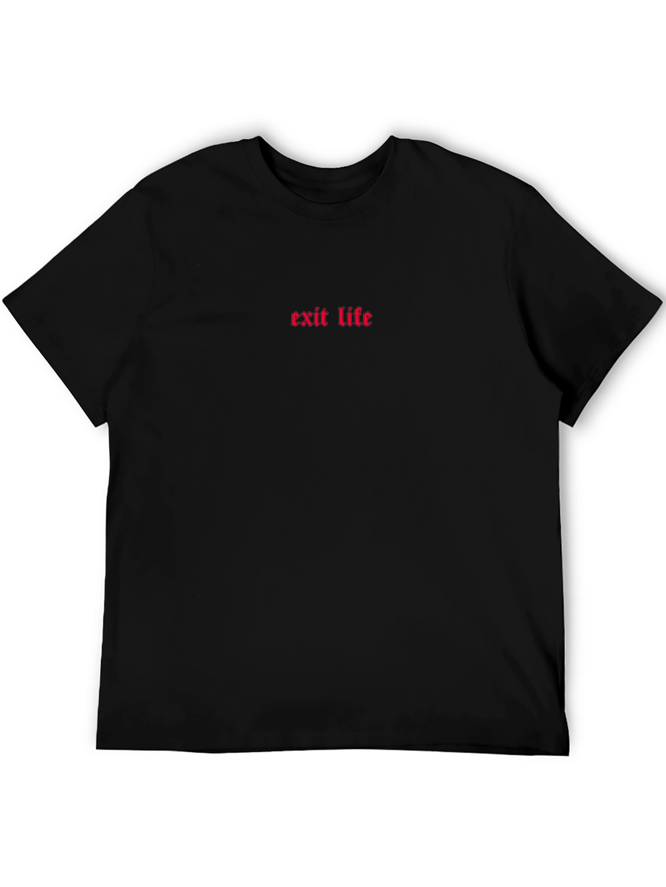 Exit Life Graphic Black T-Shirt