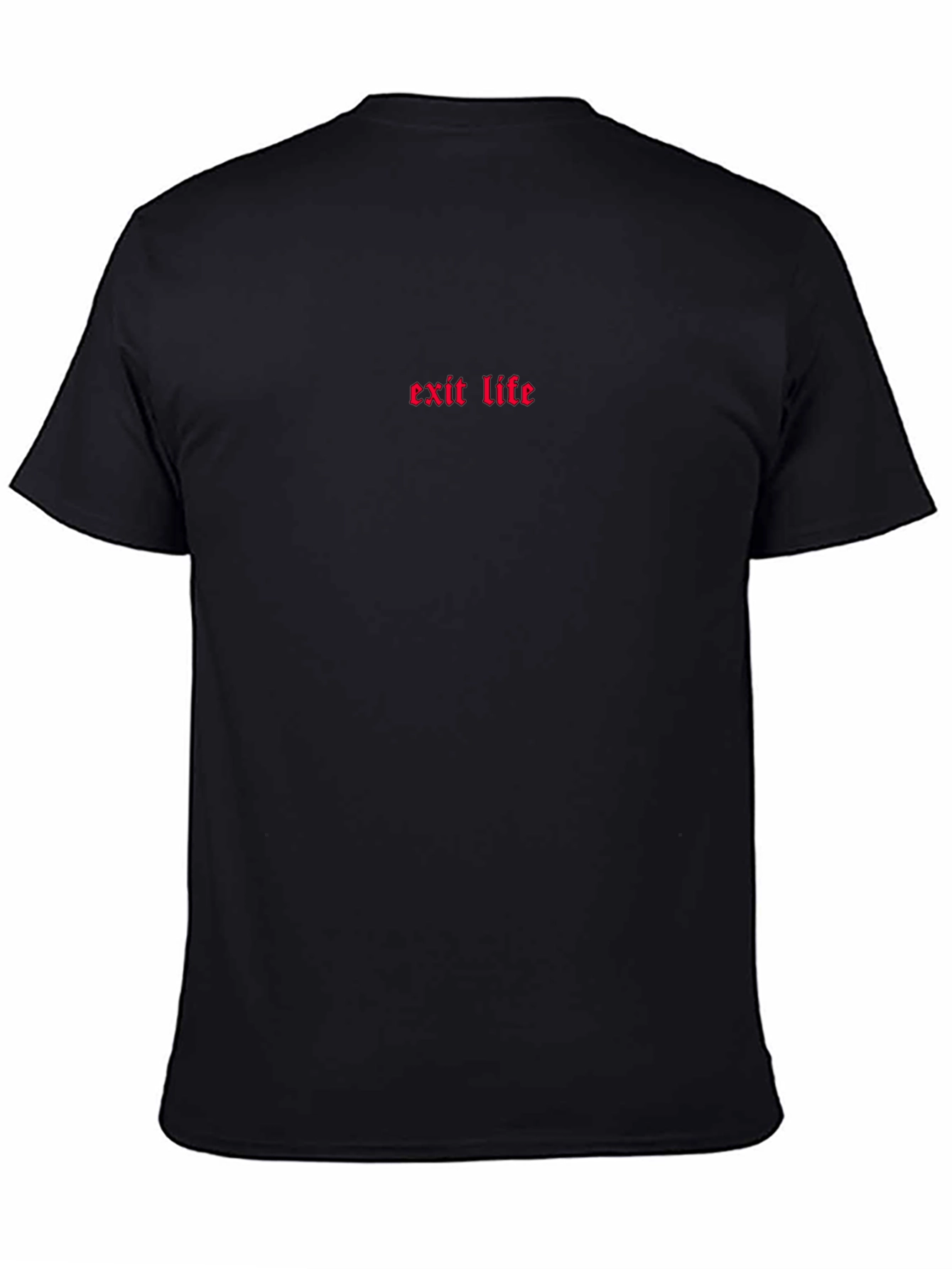 Exit Life Graphic Black T-Shirt