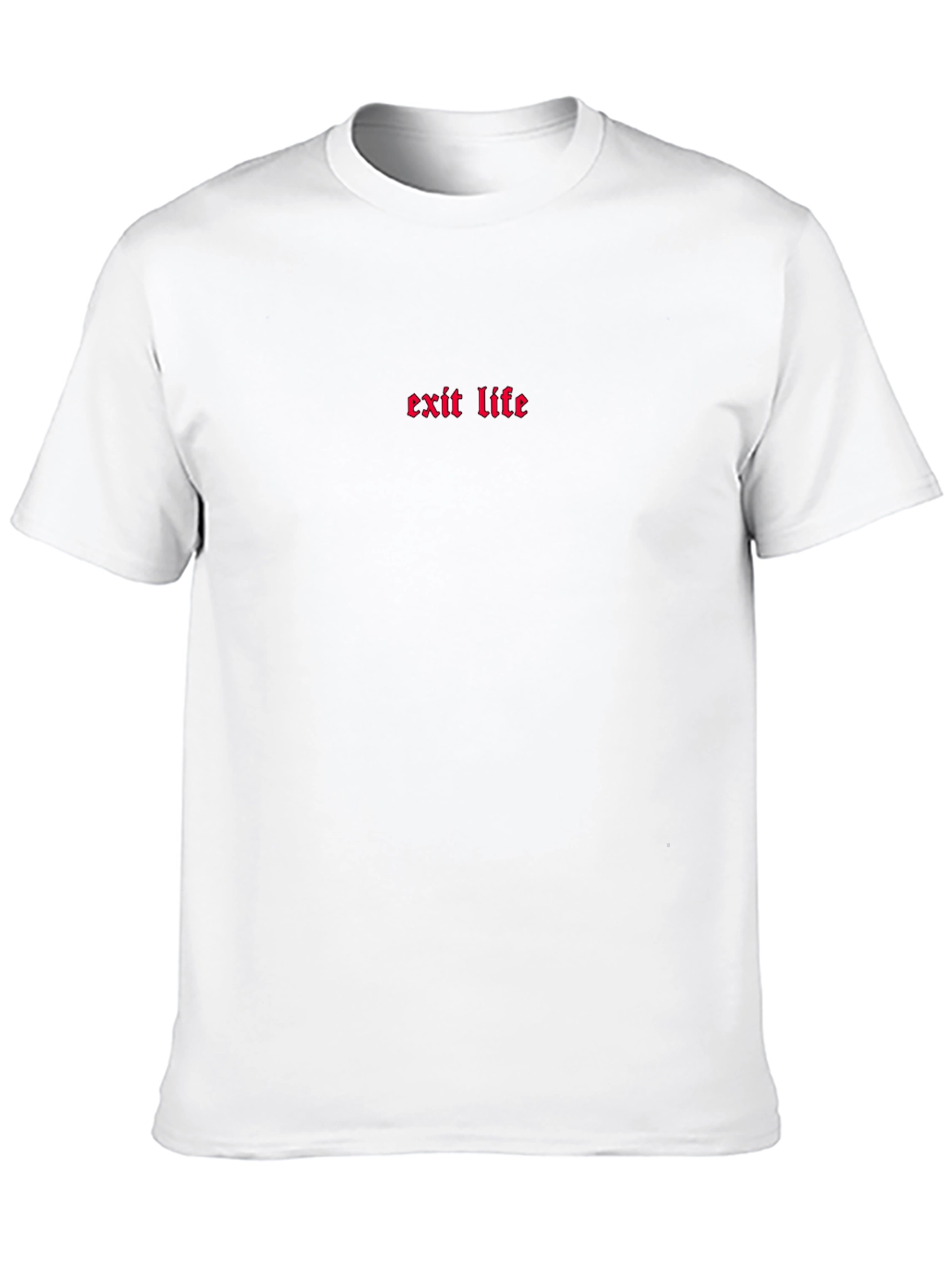 Exit Life Graphic Black T-Shirt