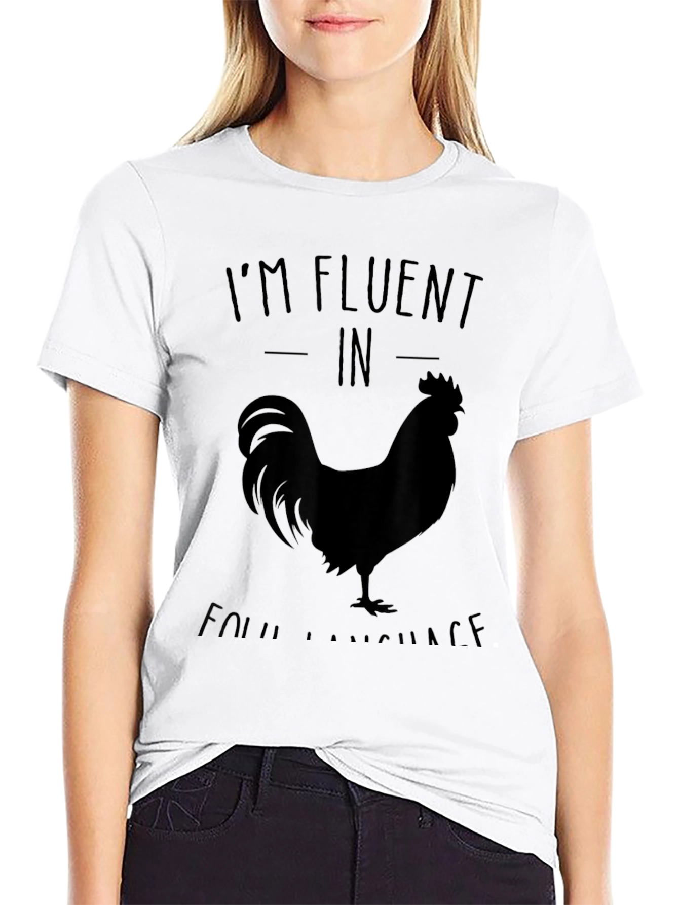 Fluent in Foul Language Black T-Shirt