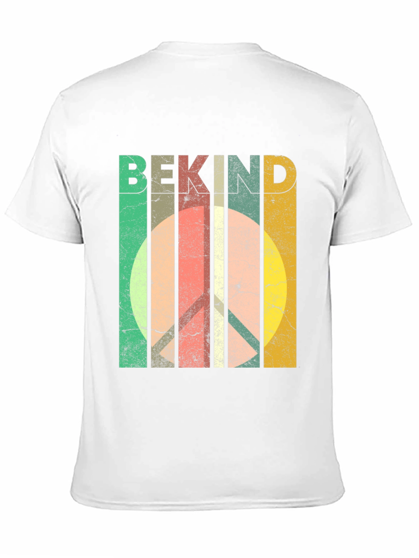 Be Kind Peace Sign T-Shirt - Retro Style