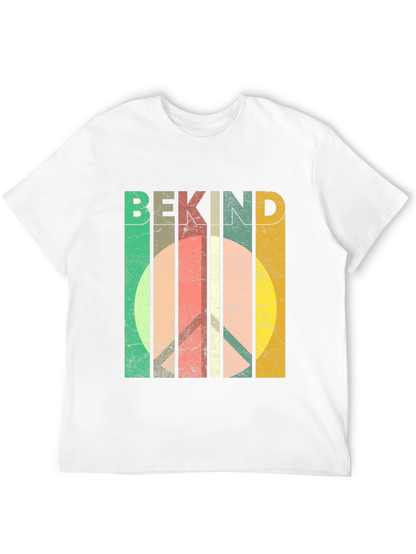 Be Kind Peace Sign T-Shirt - Retro Style