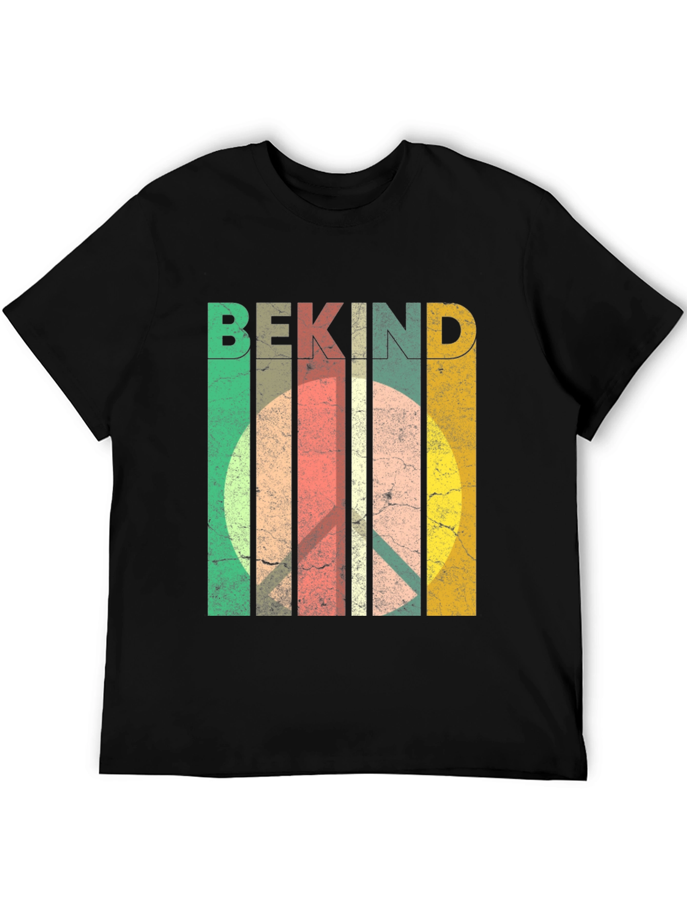 Be Kind Peace Sign T-Shirt - Retro Style