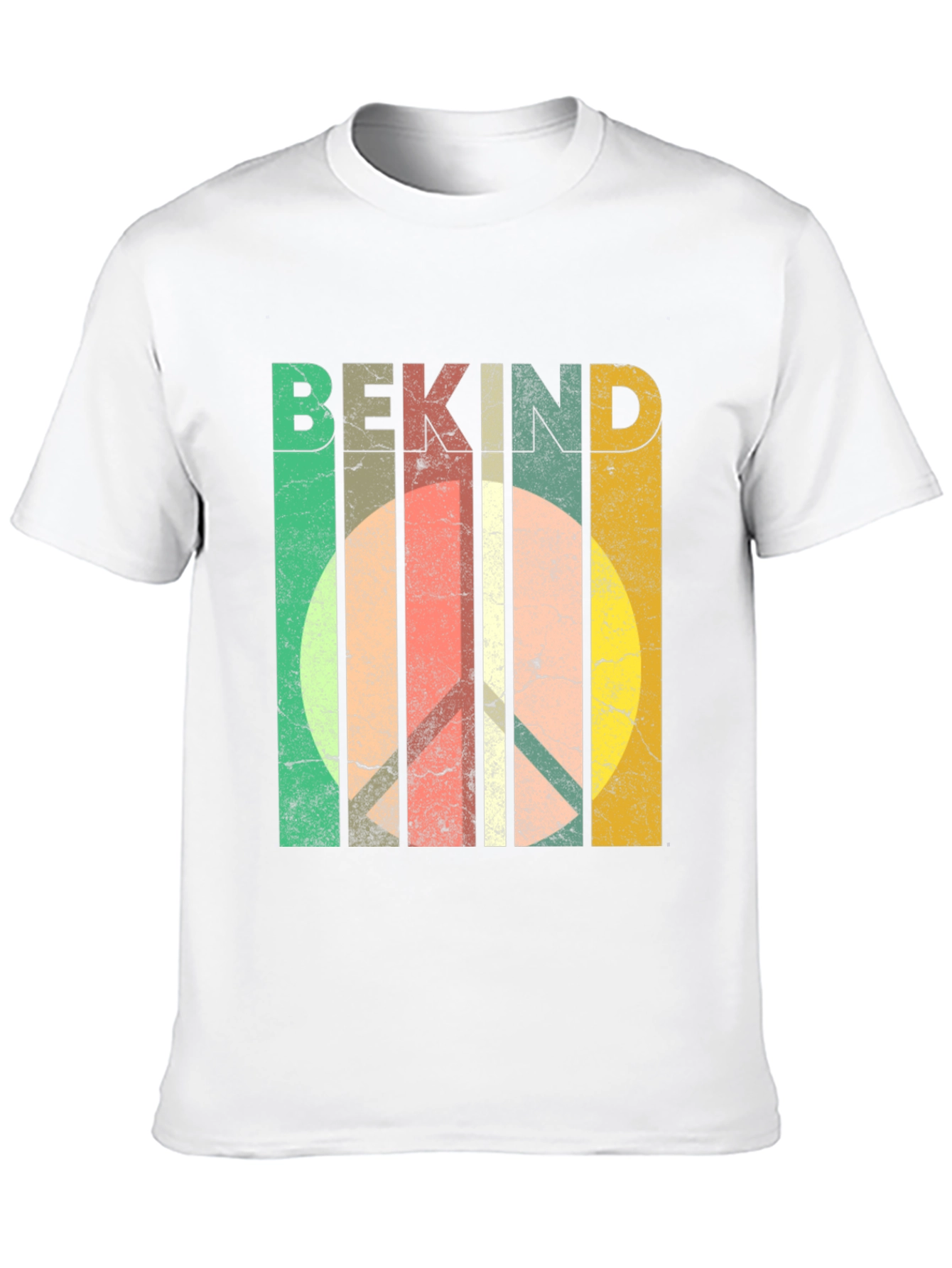 Be Kind Peace Sign T-Shirt - Retro Style