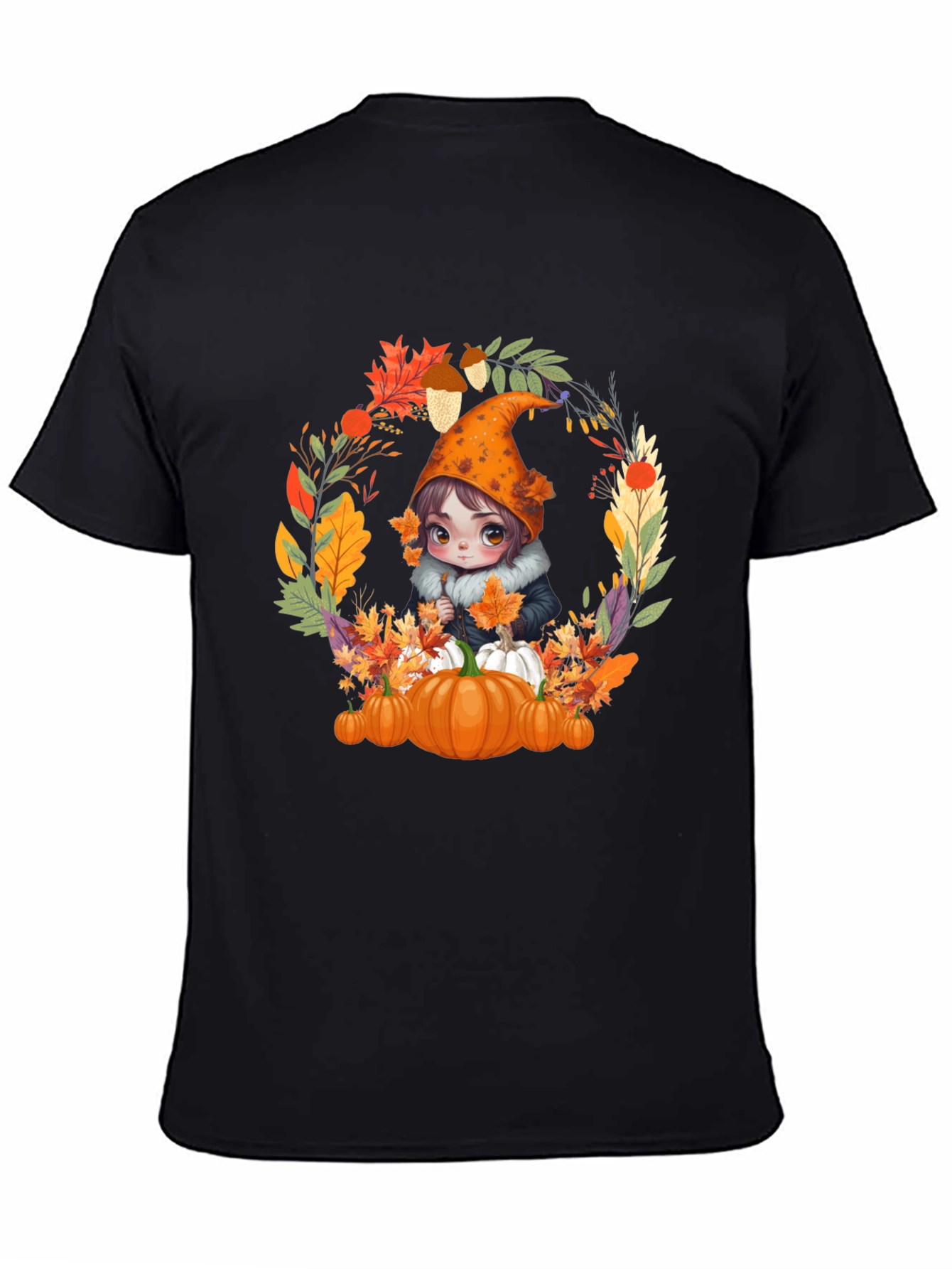 Autumn Gnome T-Shirt: Pumpkin Patch Vibes