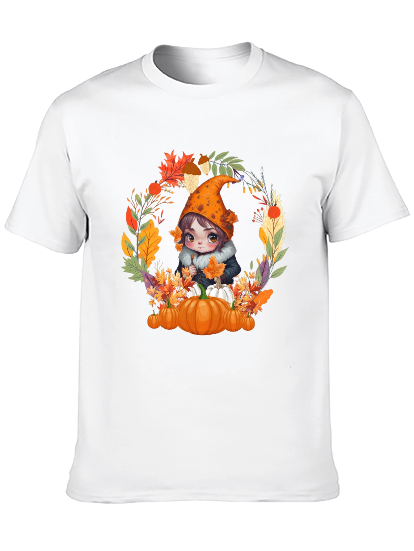 Autumn Gnome T-Shirt: Pumpkin Patch Vibes