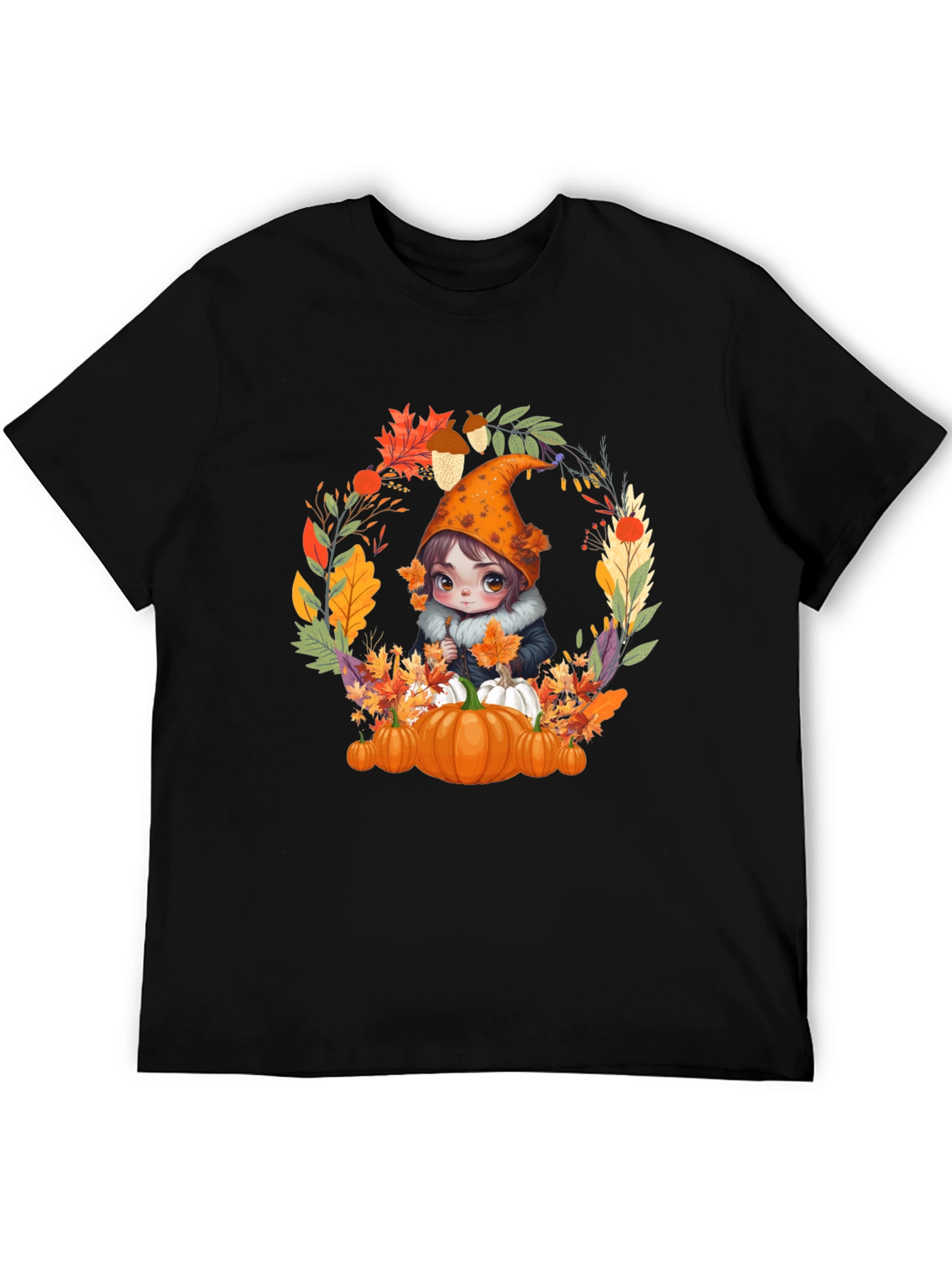 Autumn Gnome T-Shirt: Pumpkin Patch Vibes