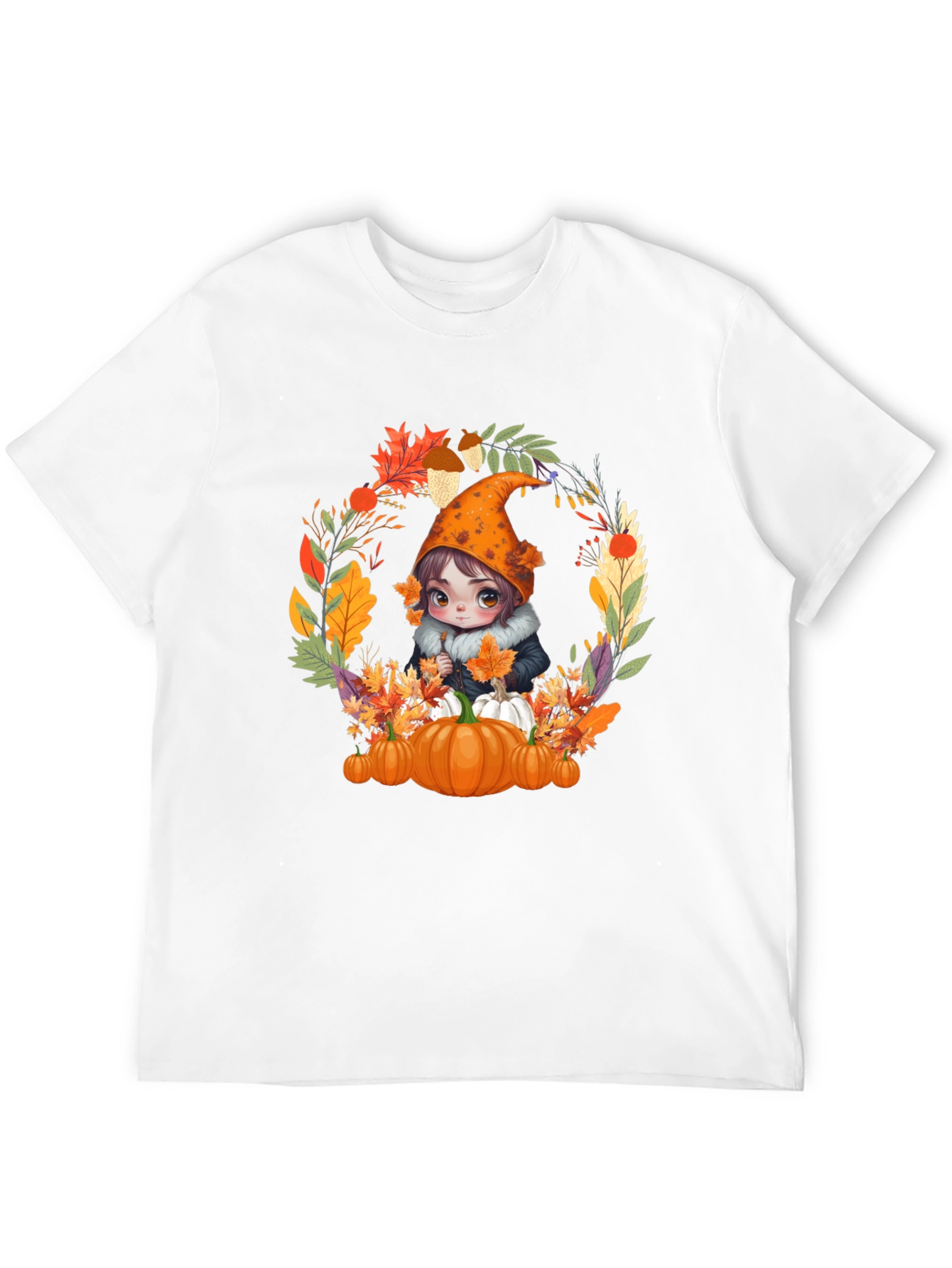 Autumn Gnome T-Shirt: Pumpkin Patch Vibes