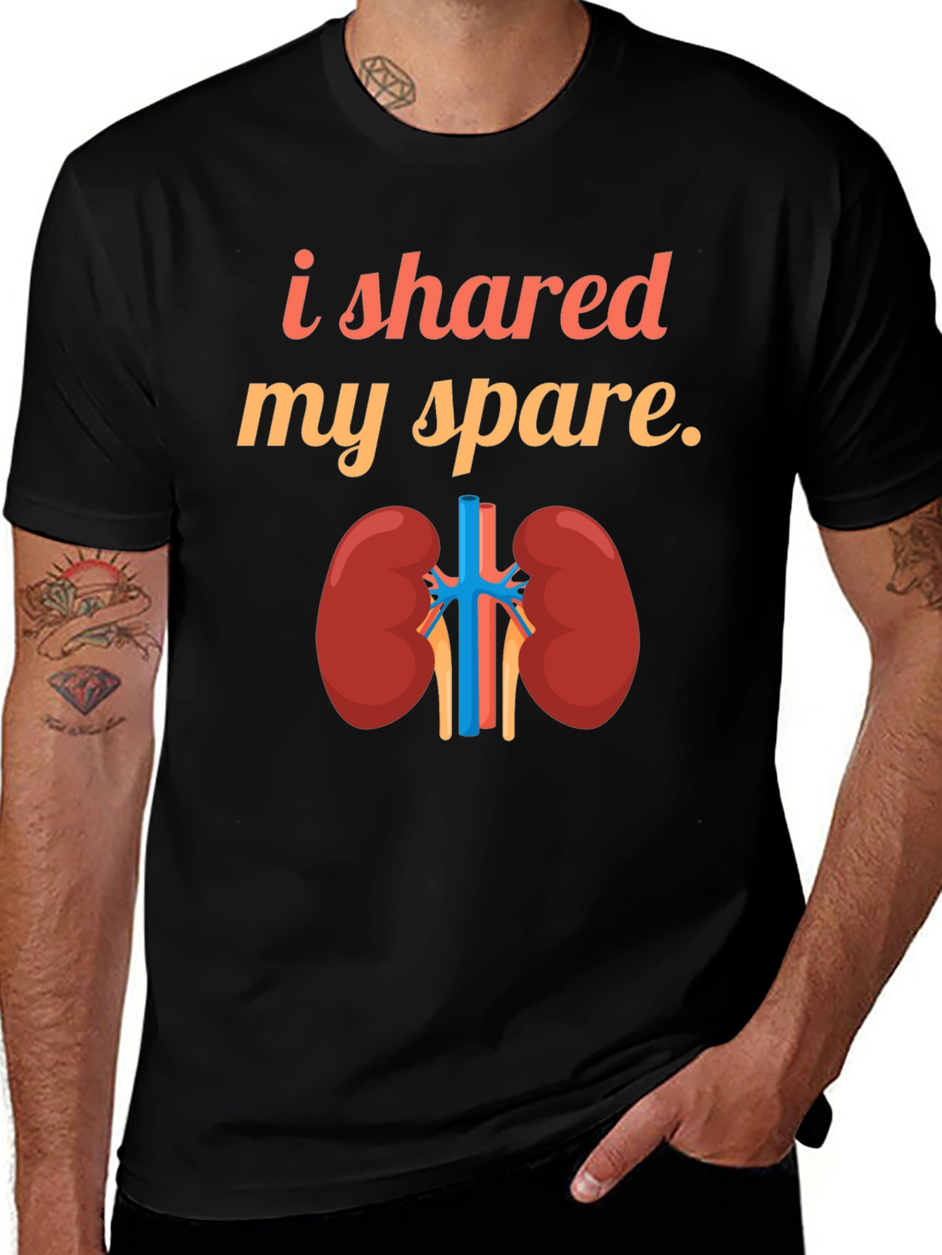 Kidney Donor T-Shirt - I Shared My Spare