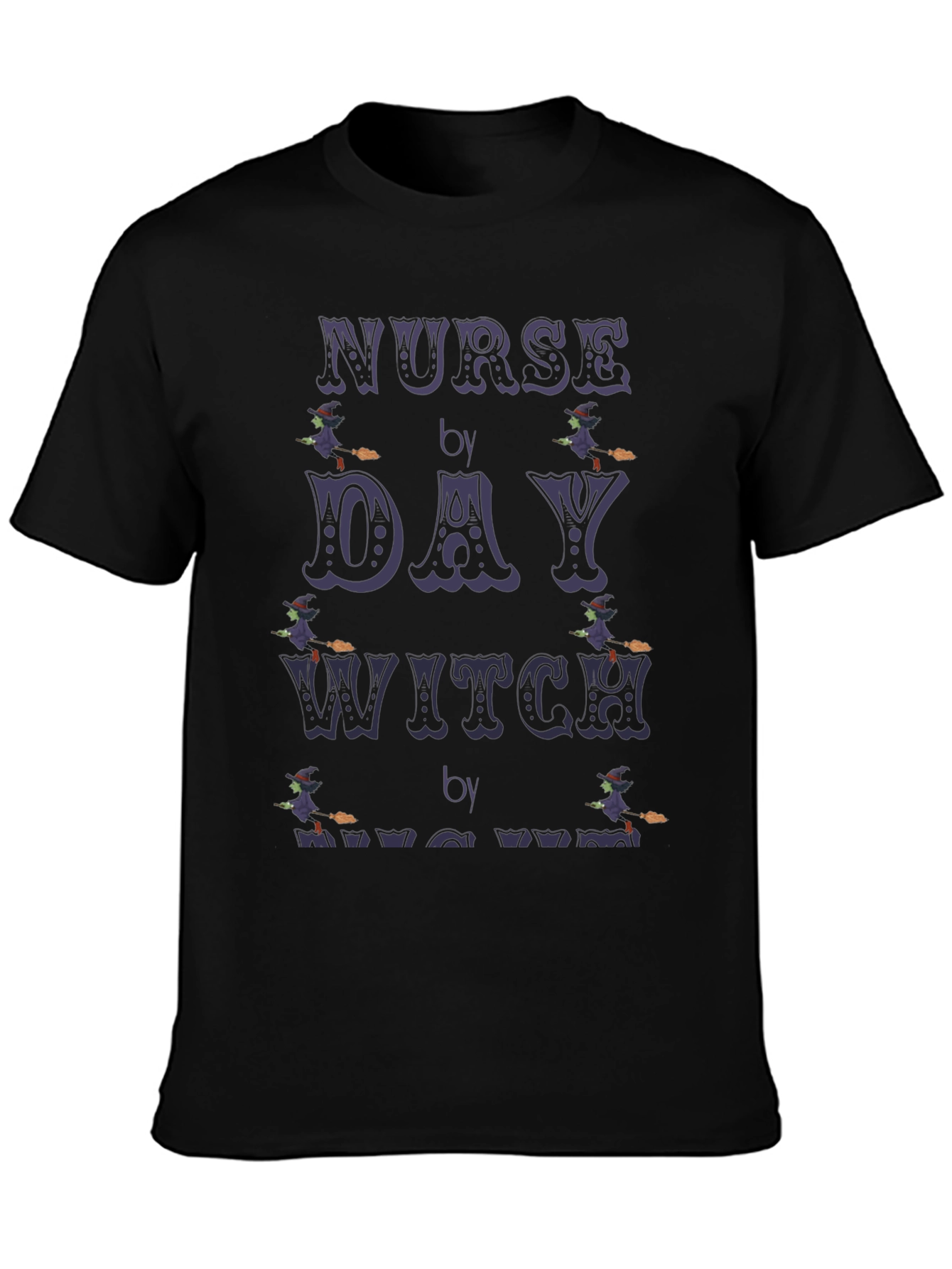 Nurse By Day Witch By Night T-Shirt