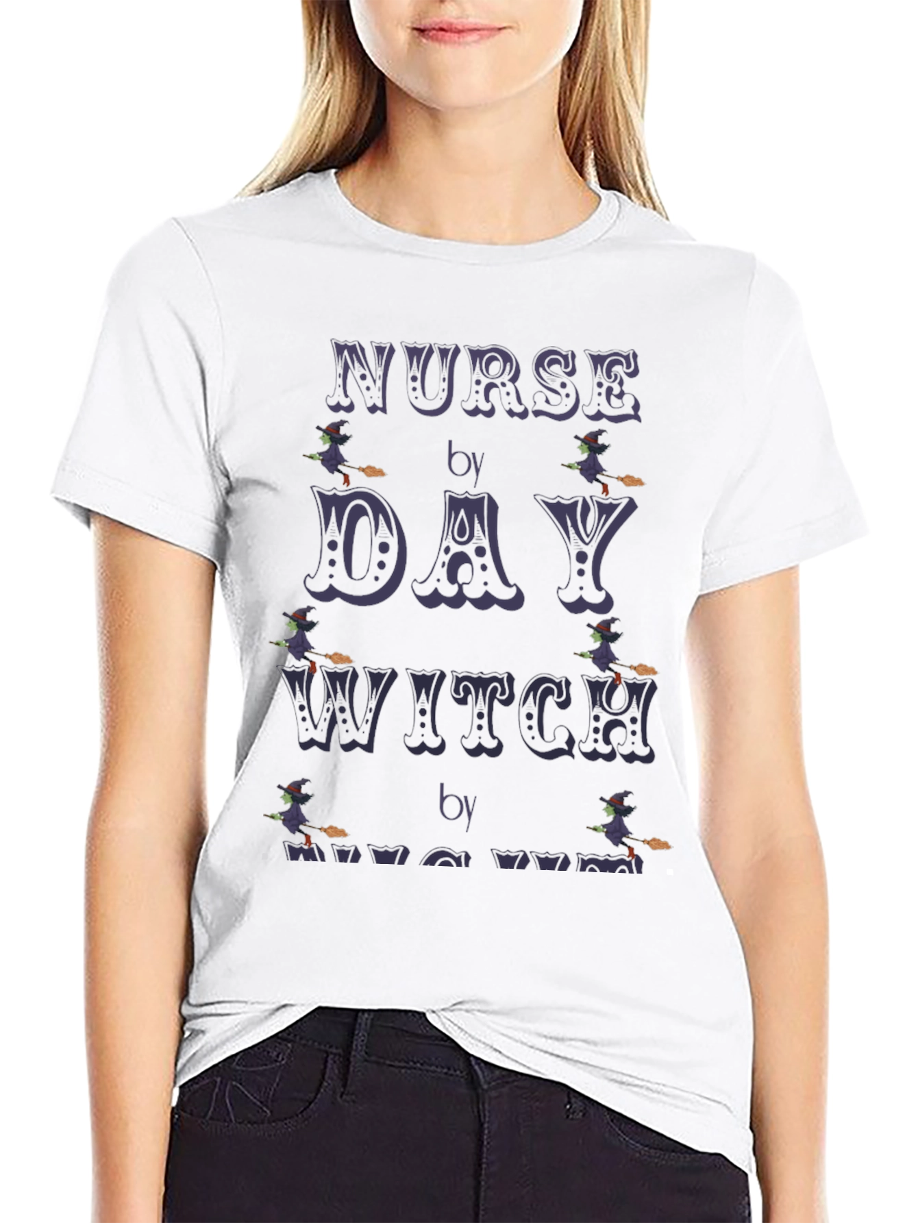 Nurse By Day Witch By Night T-Shirt