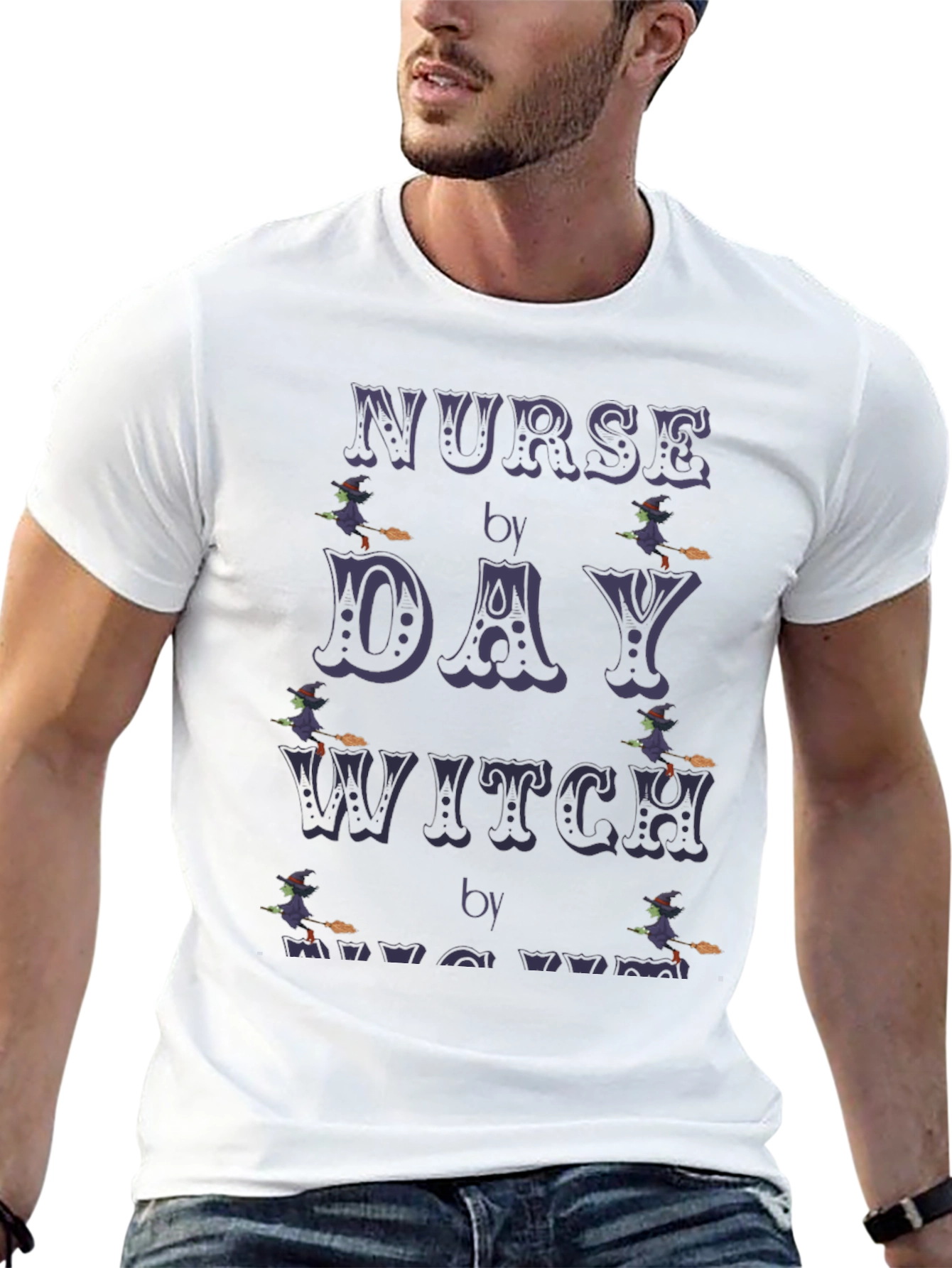 Nurse By Day Witch By Night T-Shirt