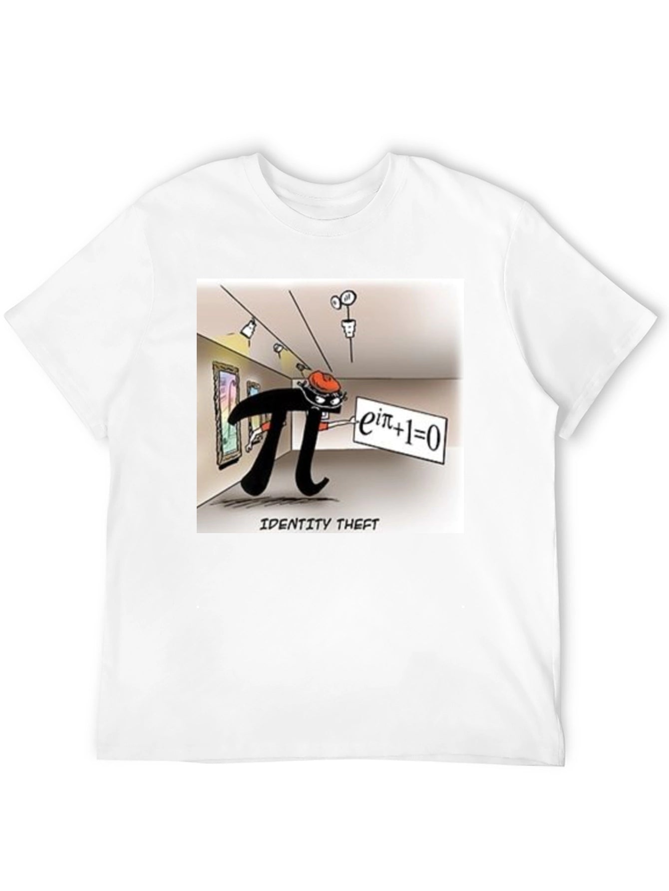 Pi Identity Theft T-Shirt - Math Humor Tee