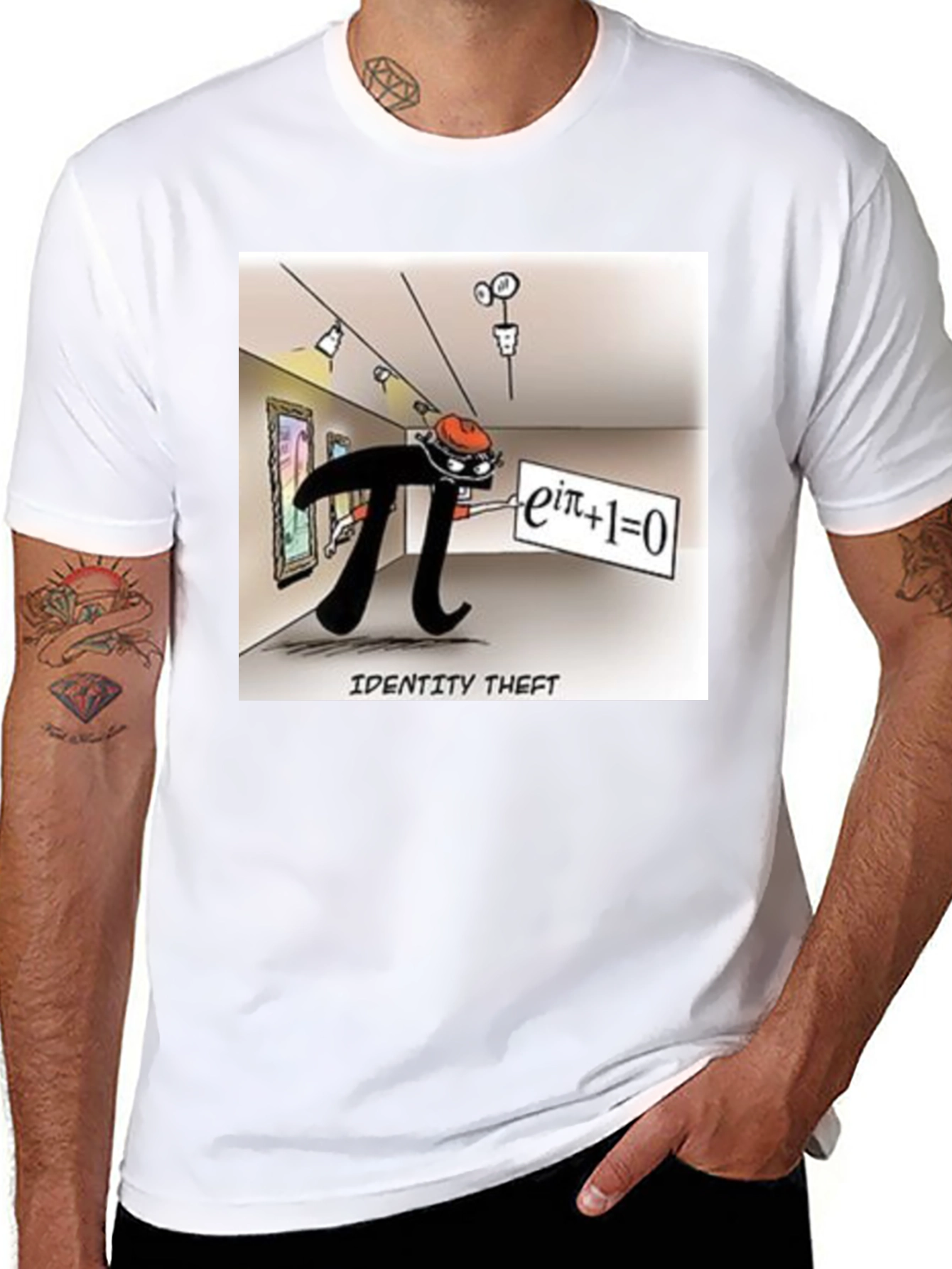 Pi Identity Theft T-Shirt - Math Humor Tee