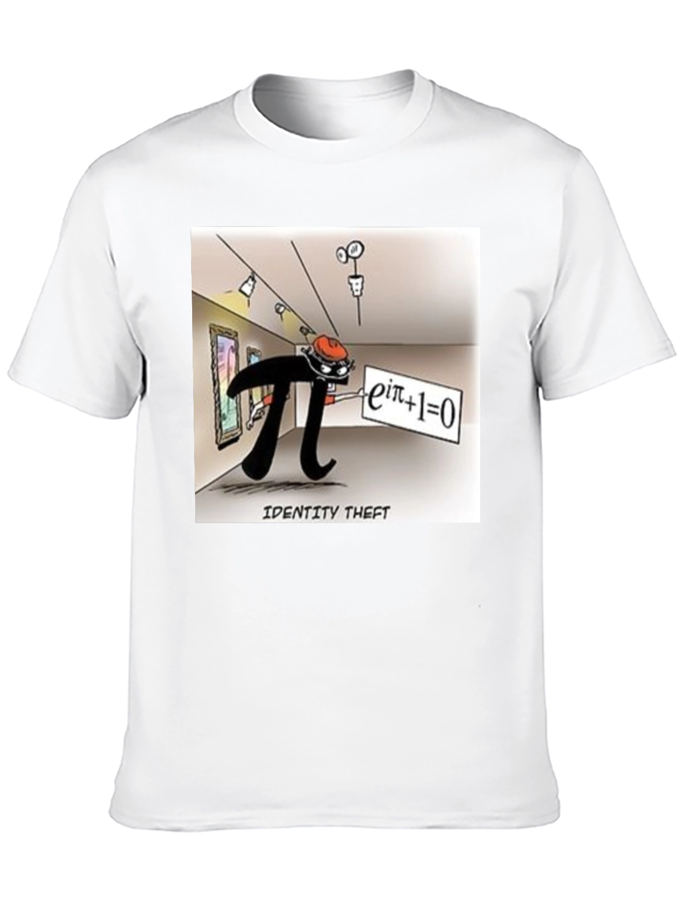 Pi Identity Theft T-Shirt - Math Humor Tee