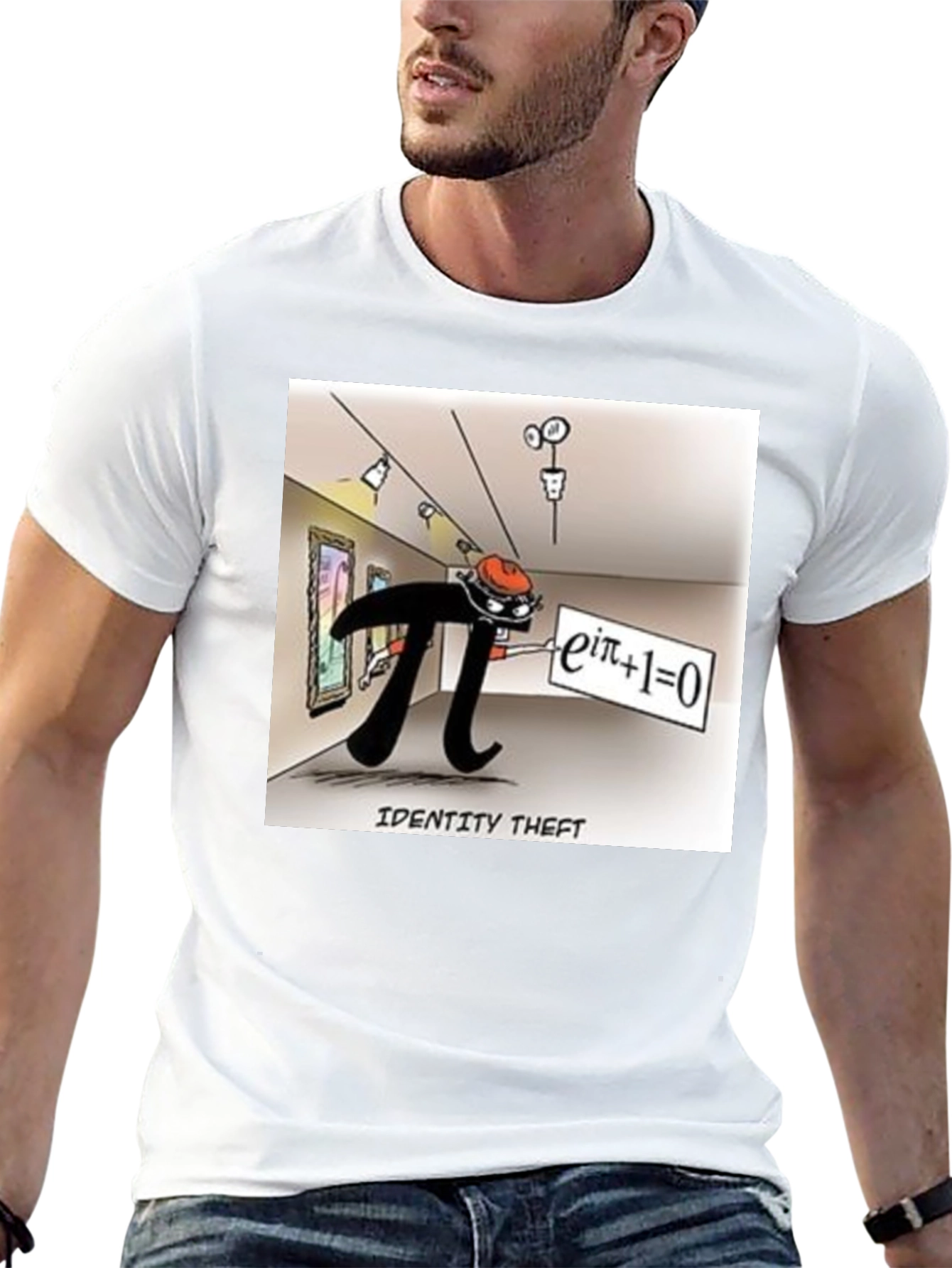 Pi Identity Theft T-Shirt - Math Humor Tee