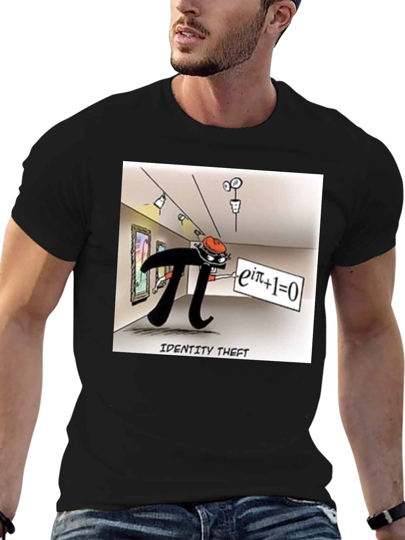 Pi Identity Theft T-Shirt - Math Humor Tee