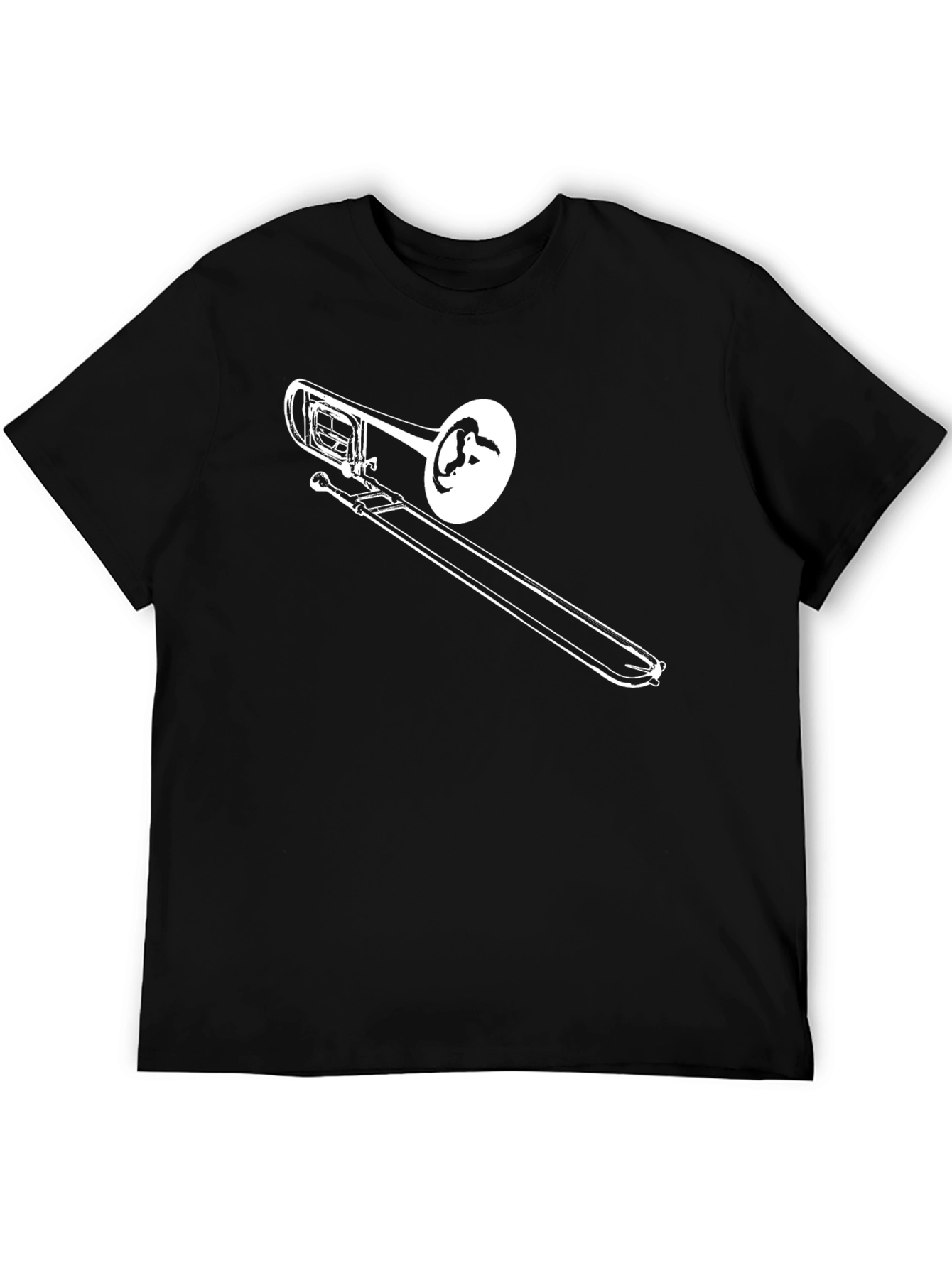 Trombone Graphic Tee - Black