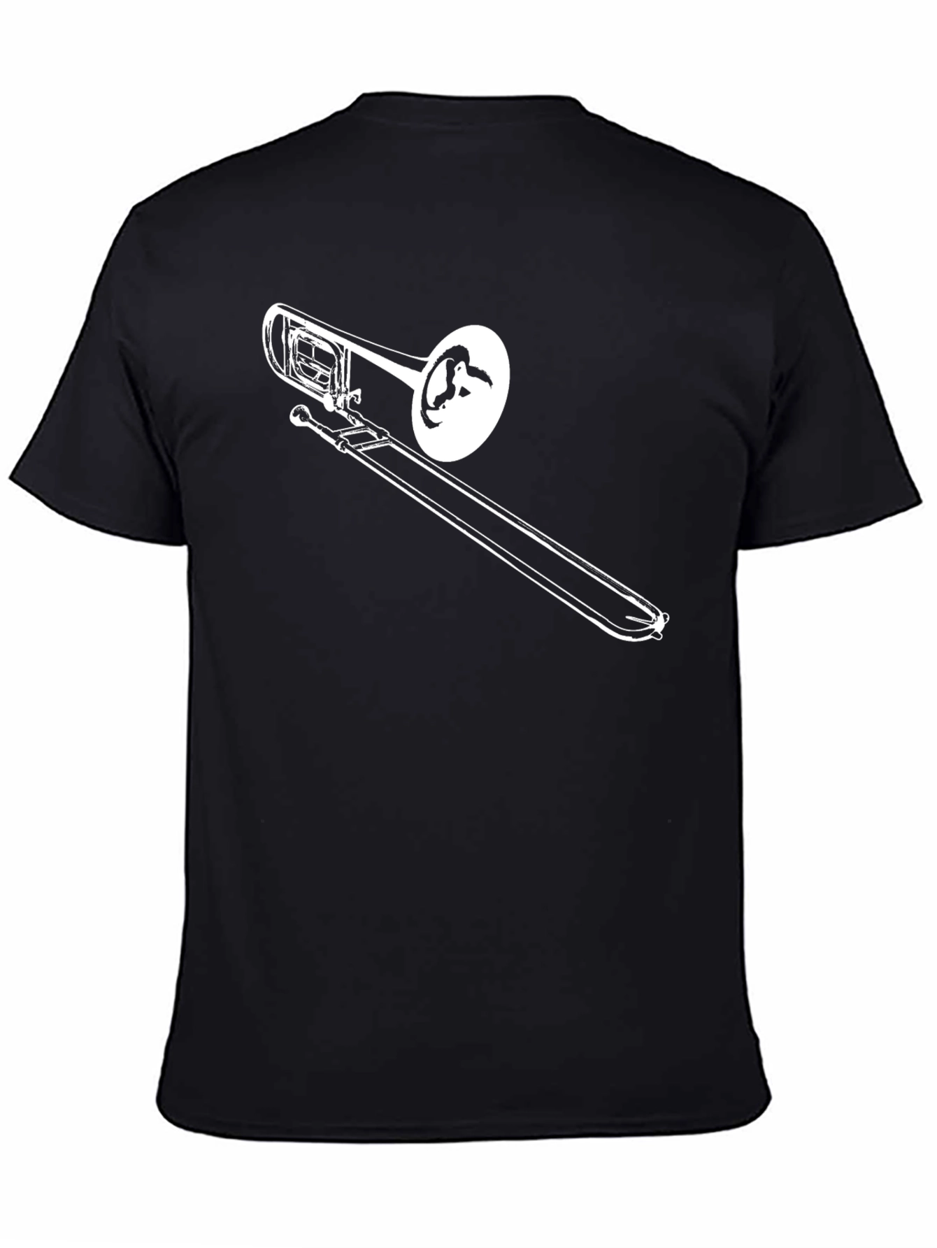 Trombone Graphic Tee - Black