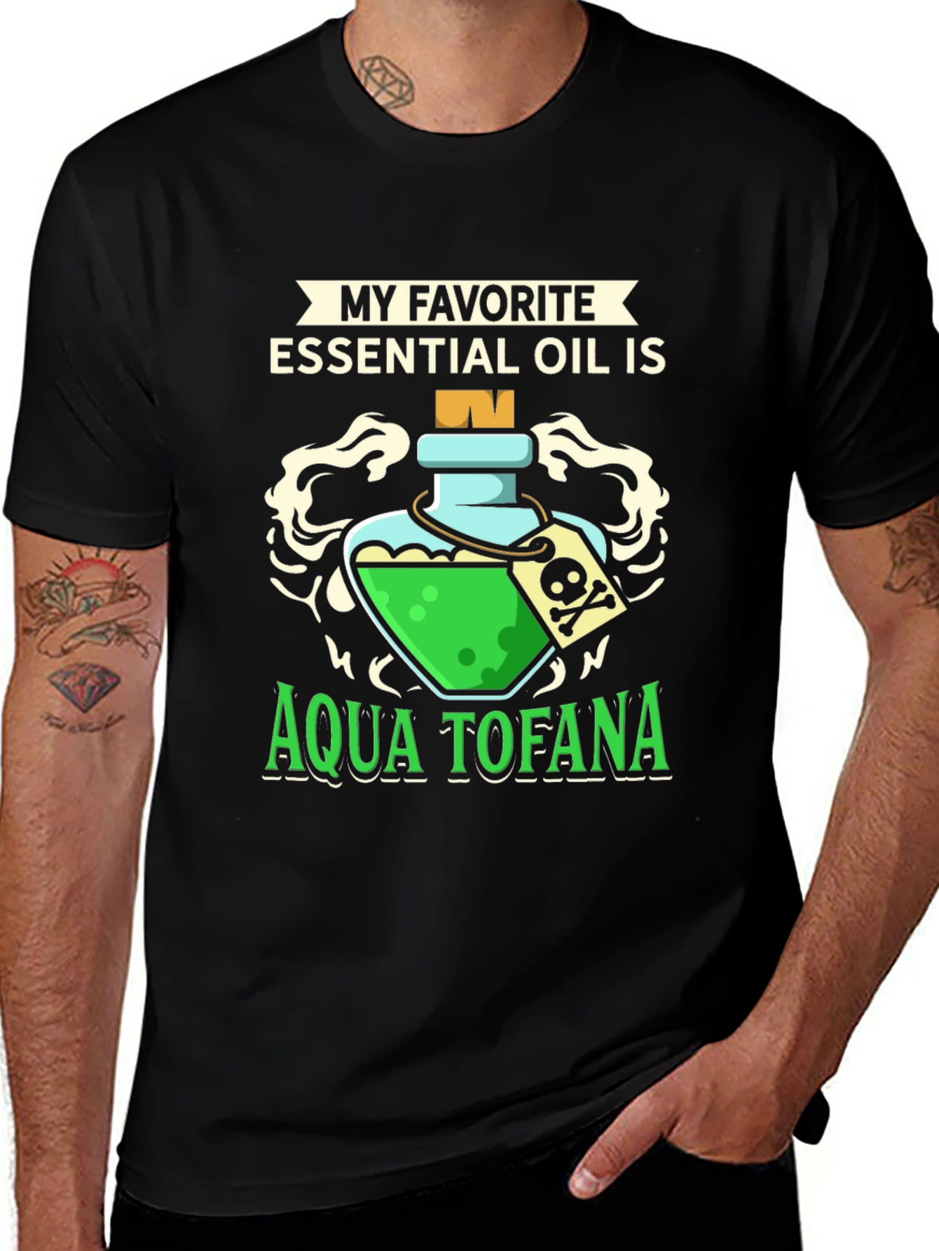 Aqua Tofana Essential Oil Humor T-Shirt