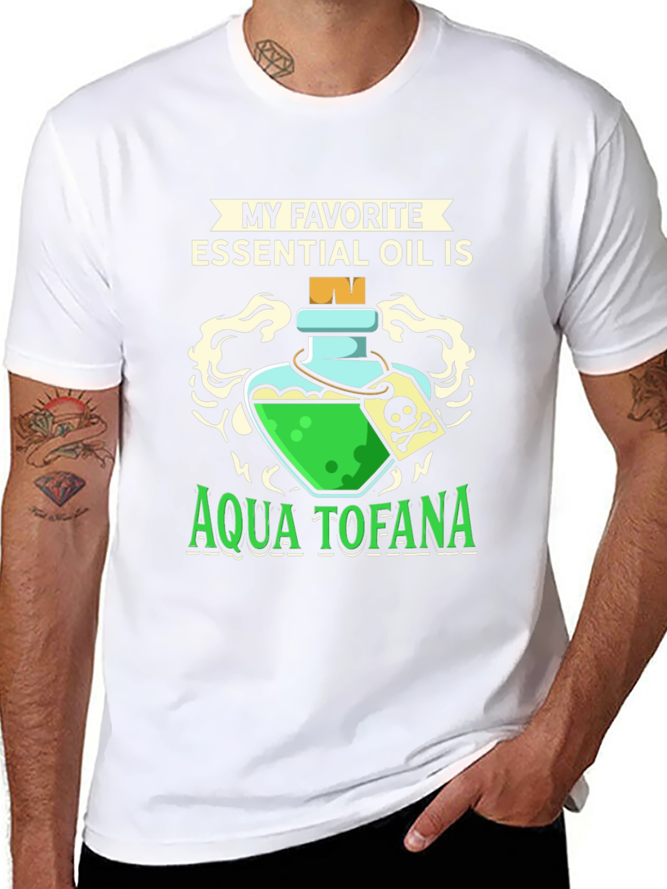 Aqua Tofana Essential Oil Humor T-Shirt