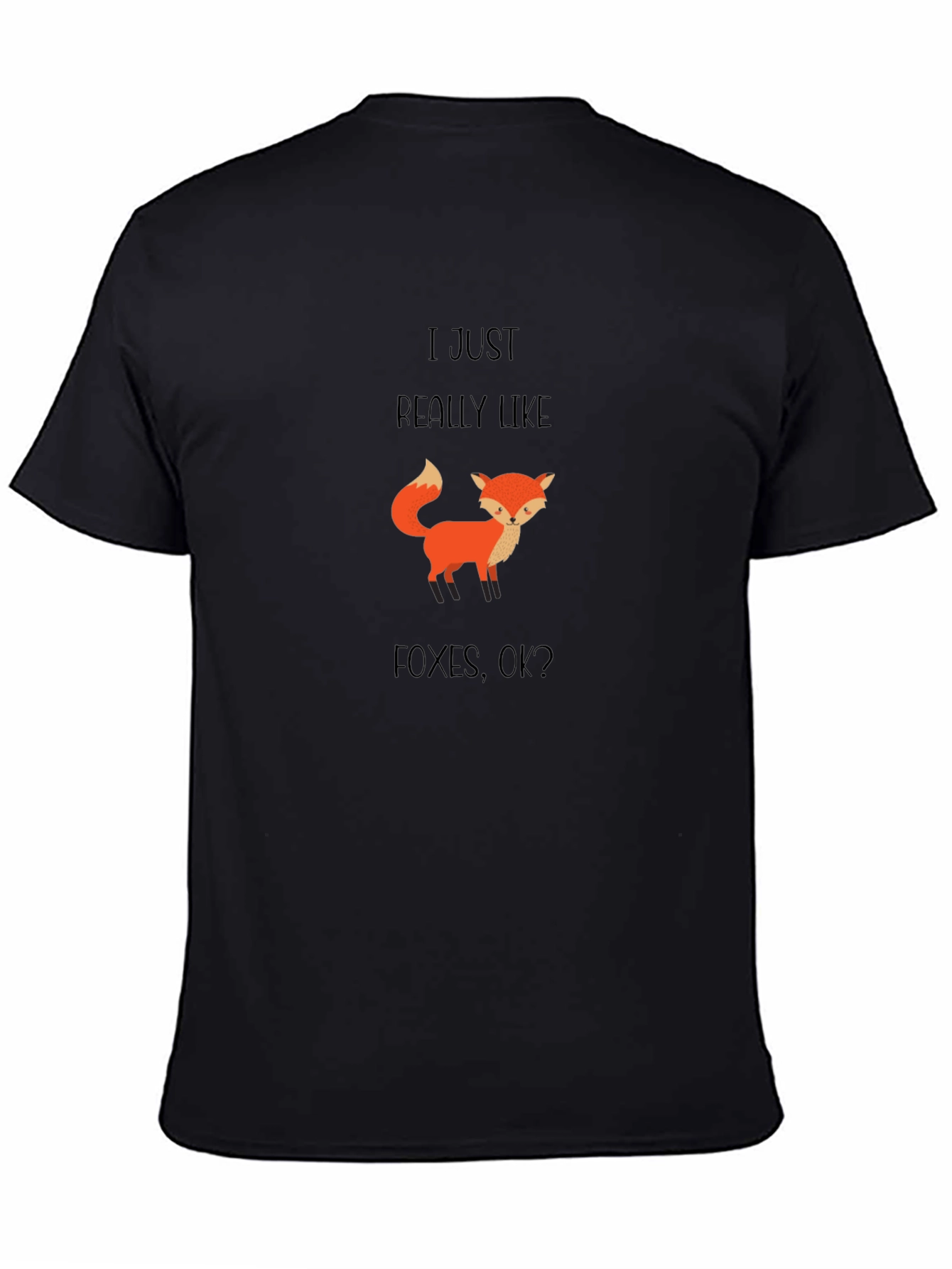 I Just Really Like Foxes Mens Graphic T-Shirt