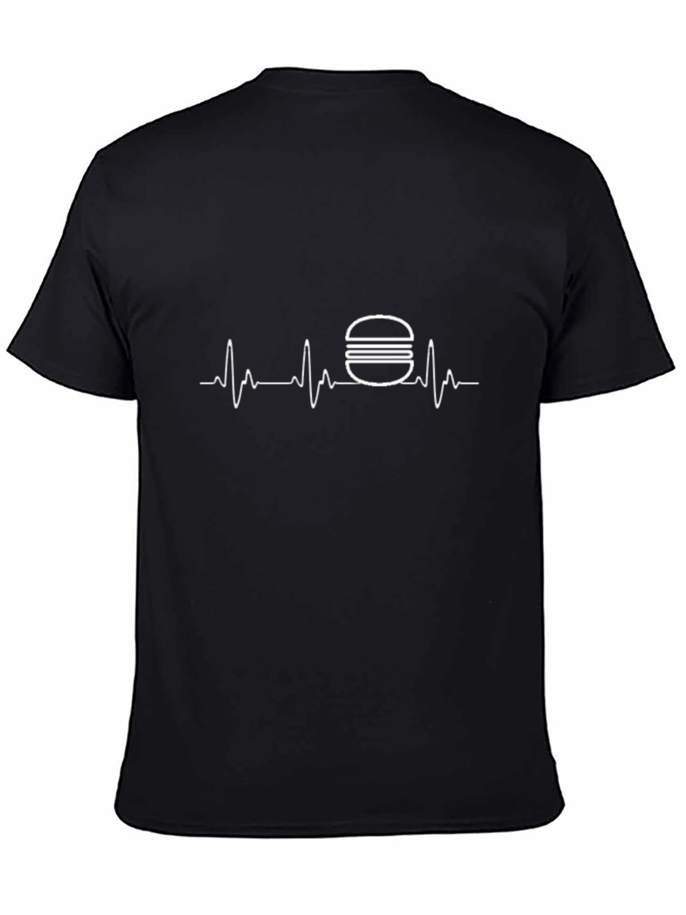 Burger Heartbeat T-Shirt - Funny Fast Food Tee