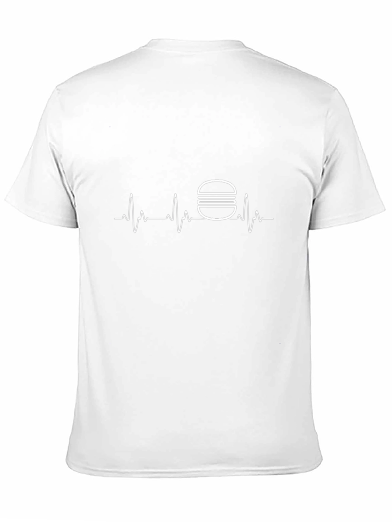 Burger Heartbeat T-Shirt - Funny Fast Food Tee