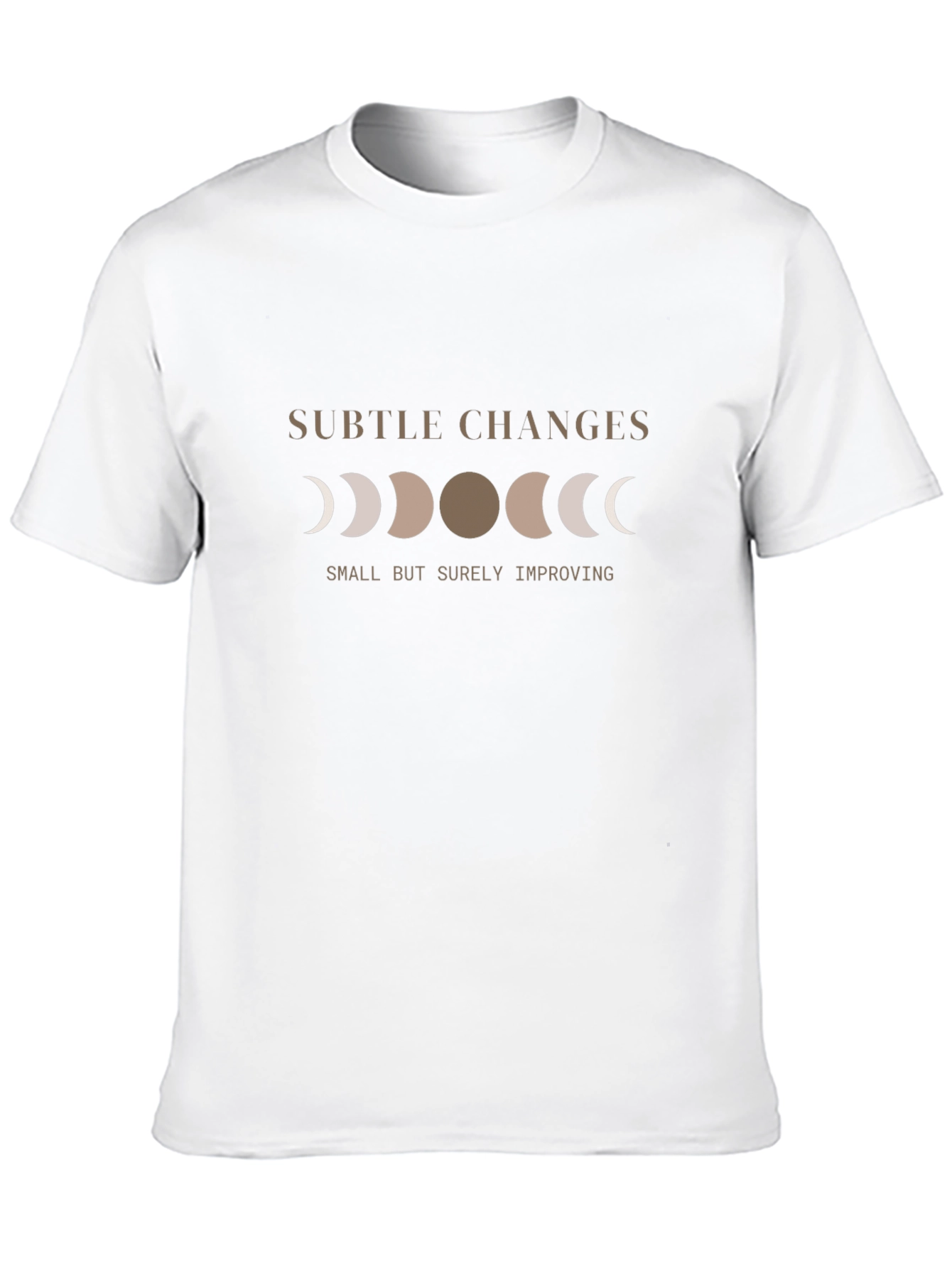 Subtle Changes T-Shirt - Moon Phase Design