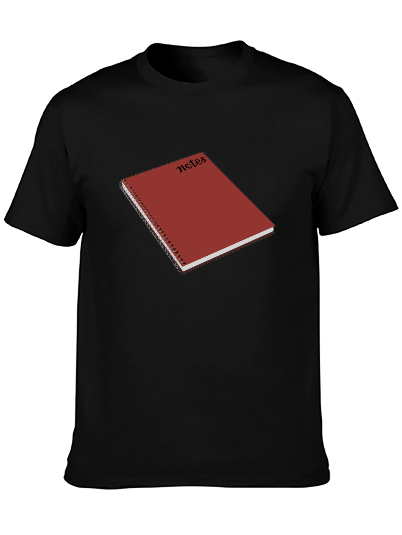 Notes Graphic T-Shirt - Classic Black Tee