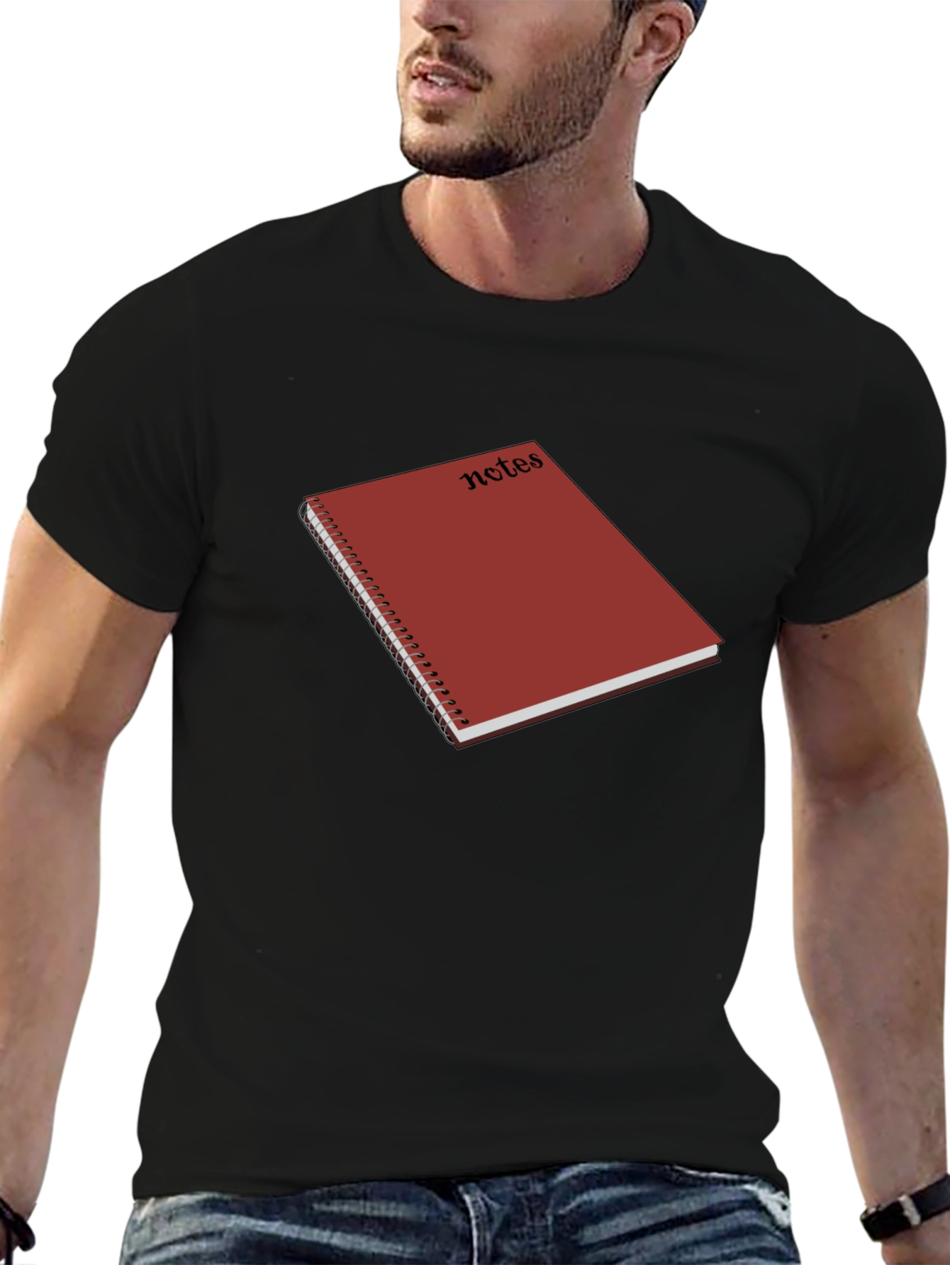 Notes Graphic T-Shirt - Classic Black Tee