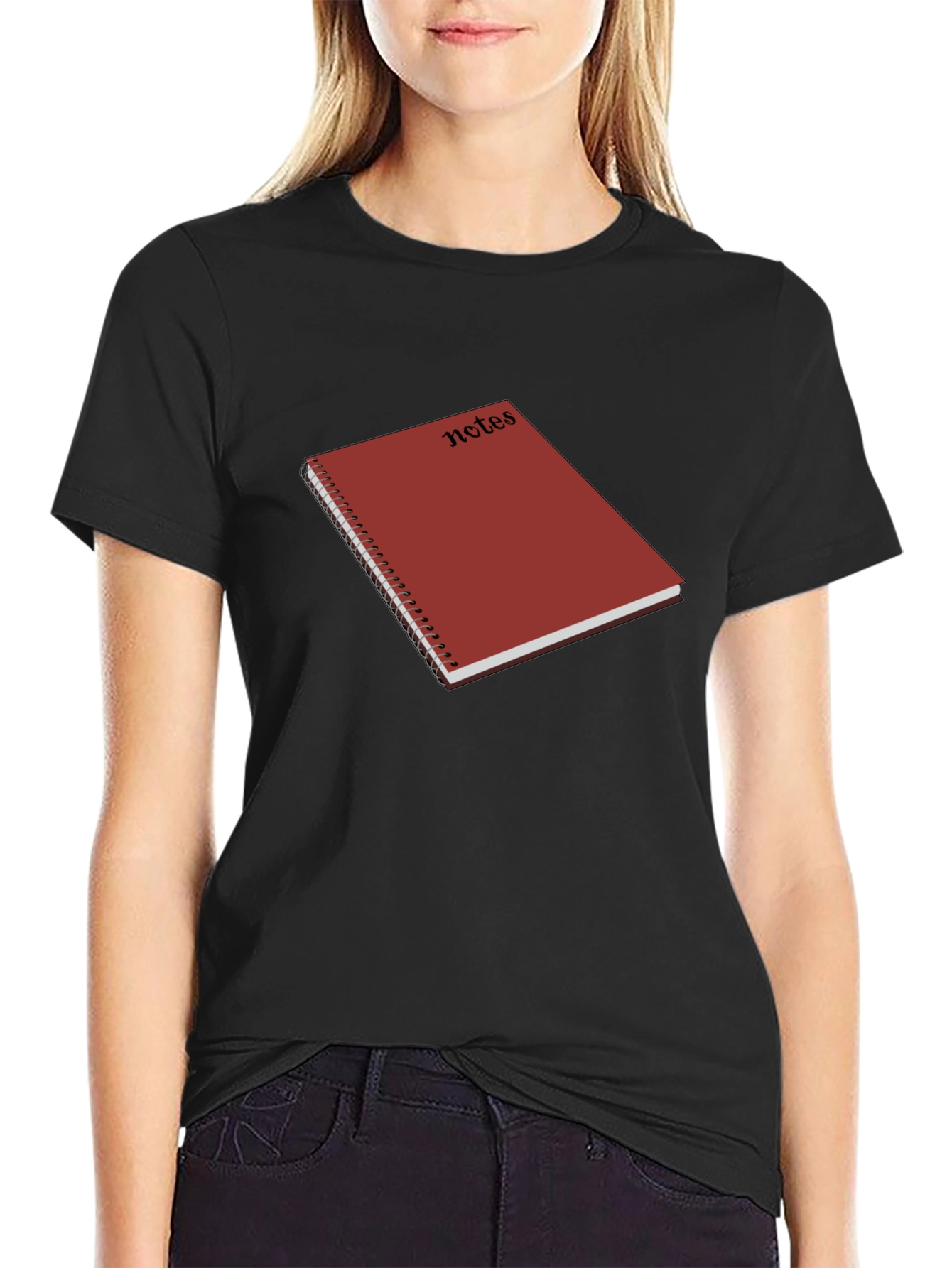 Notes Graphic T-Shirt - Classic Black Tee