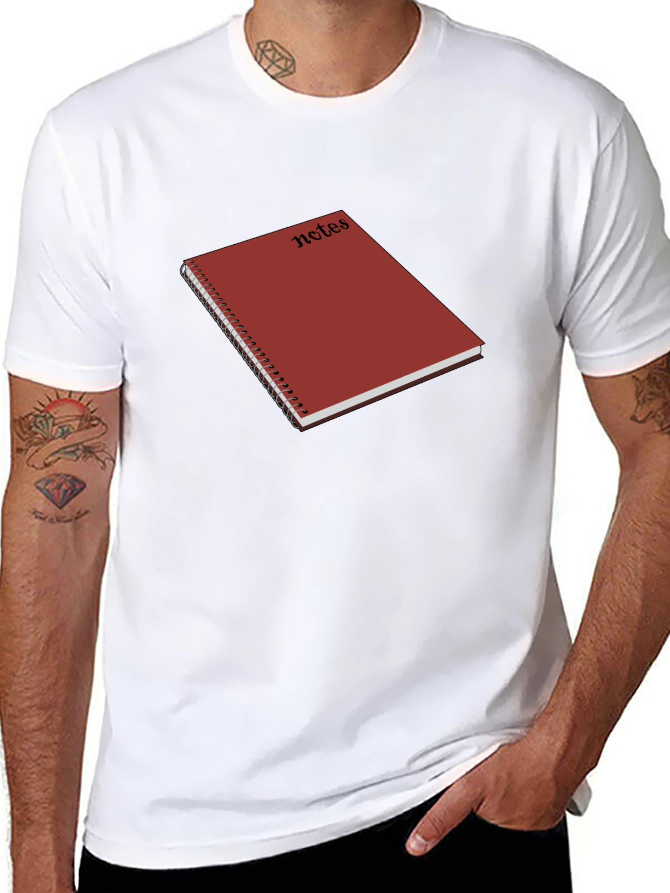 Notes Graphic T-Shirt - Classic Black Tee