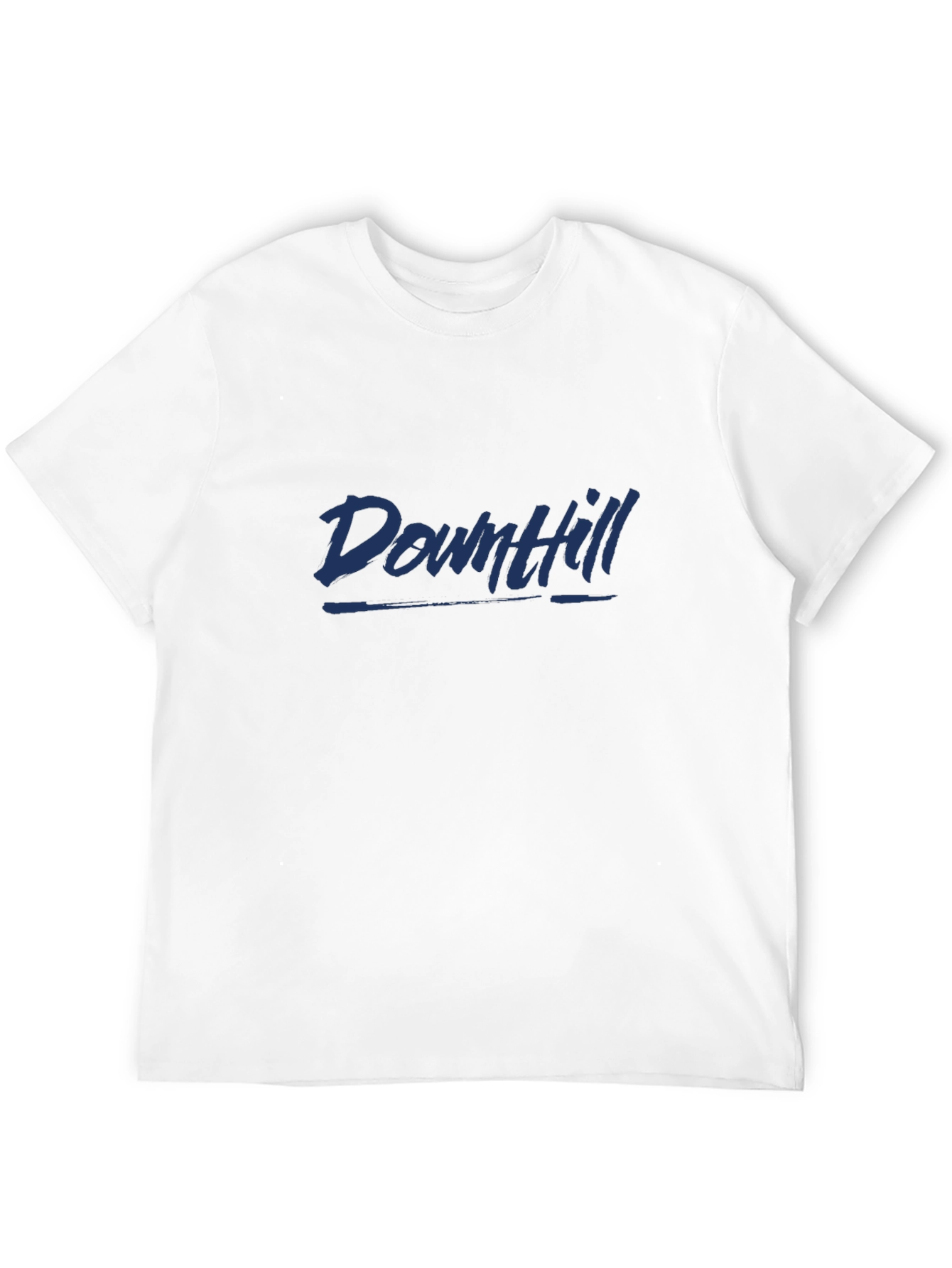 Downhill Graphic Tee - Black Casual Comfort