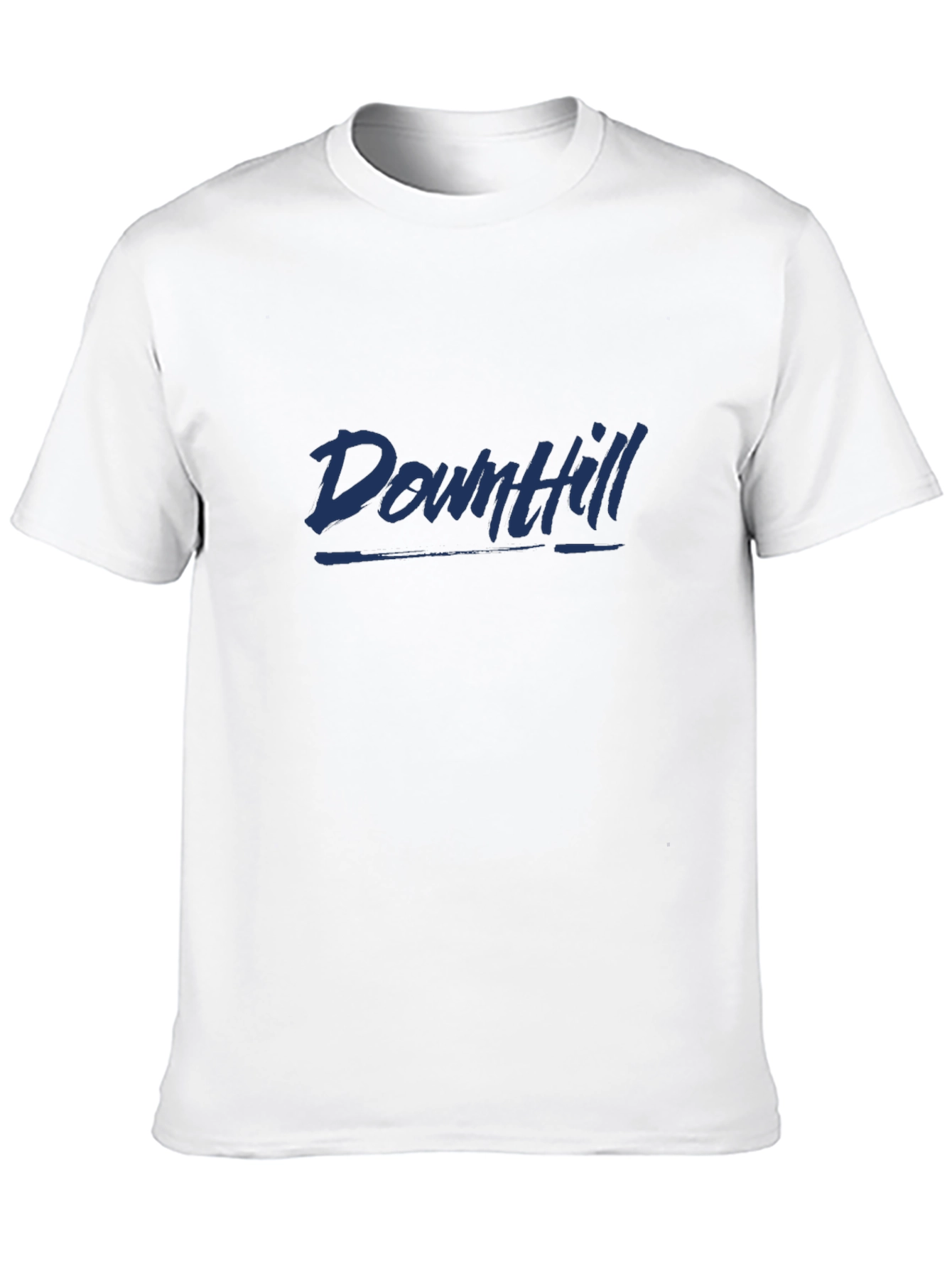 Downhill Graphic Tee - Black Casual Comfort