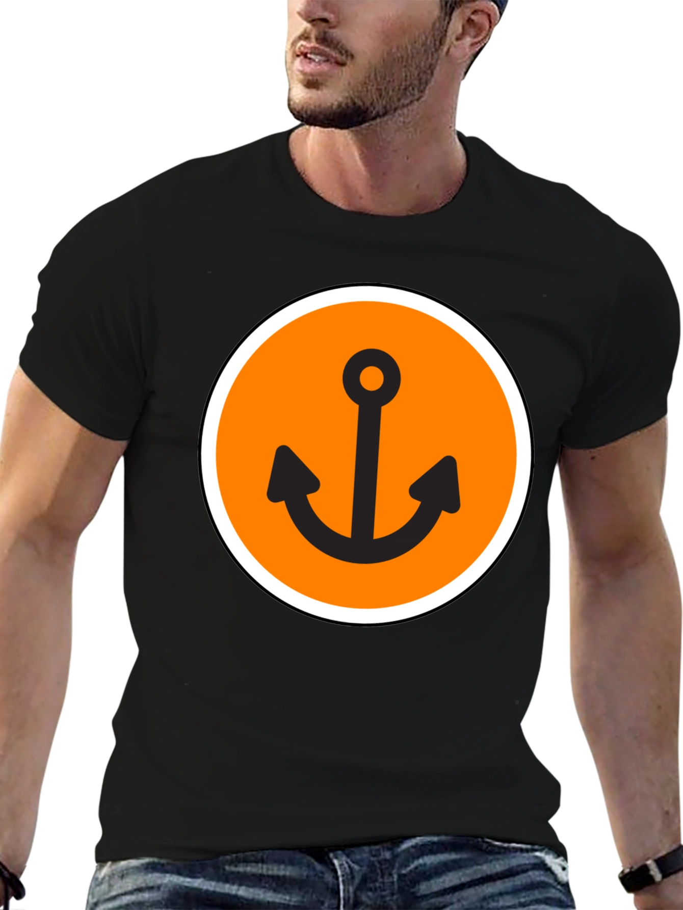 Anchor Graphic Tee - Classic Style
