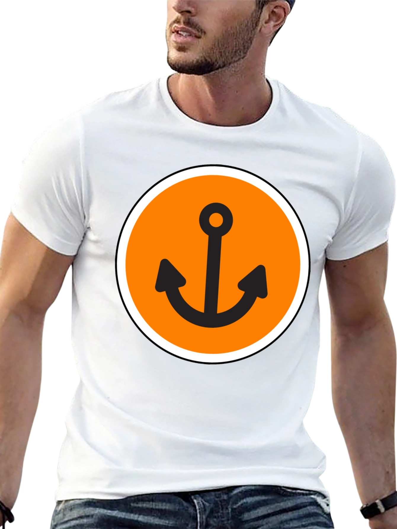 Anchor Graphic Tee - Classic Style
