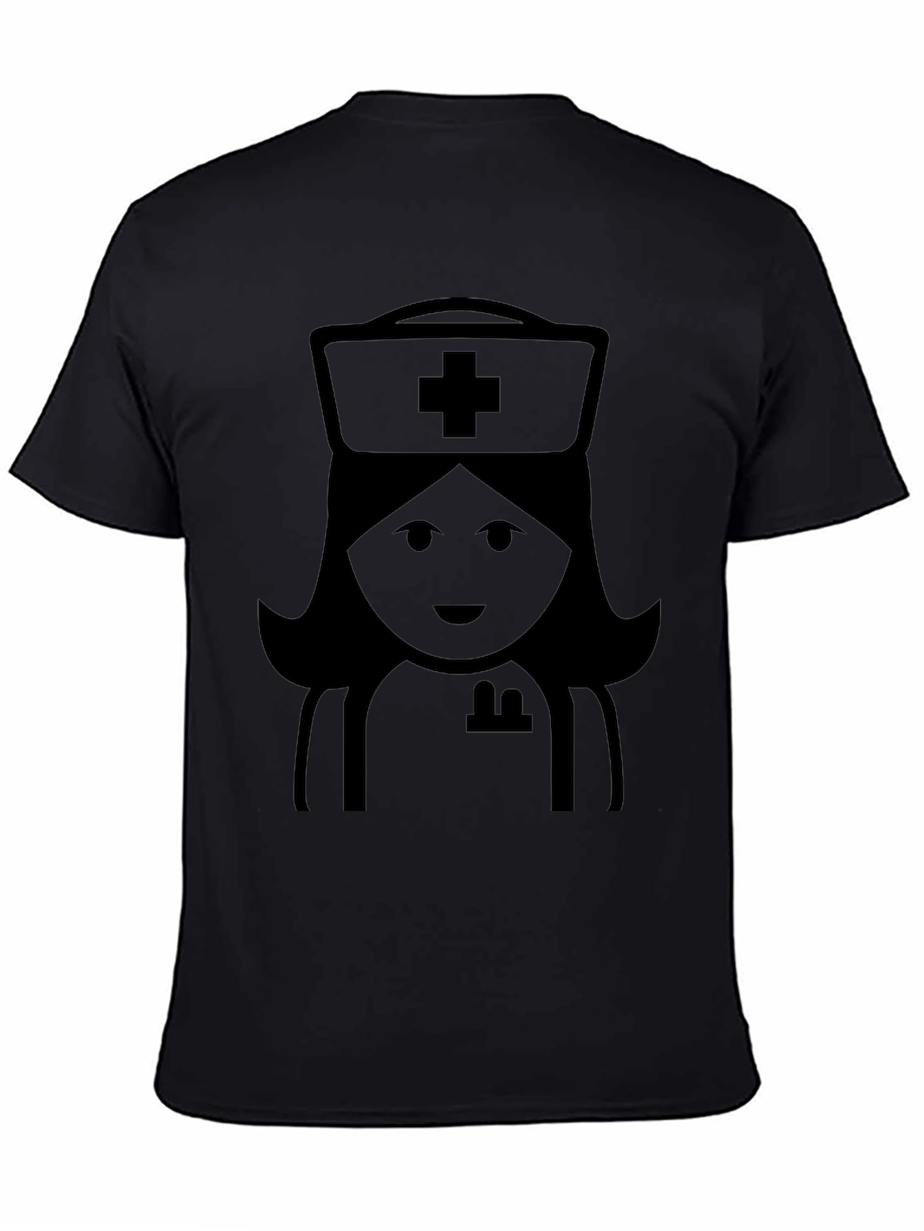 Nurse Icon Black T-Shirt