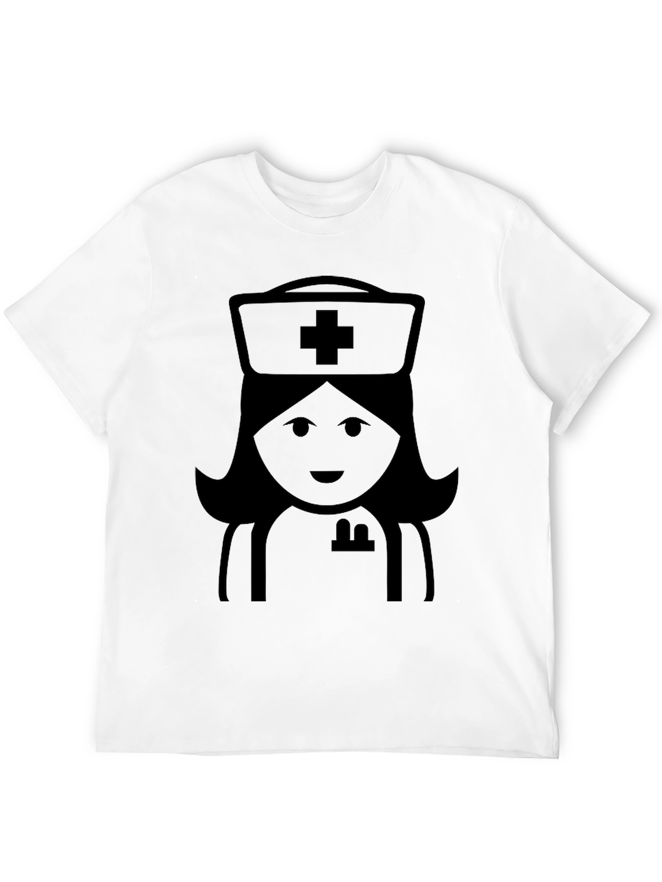 Nurse Icon Black T-Shirt