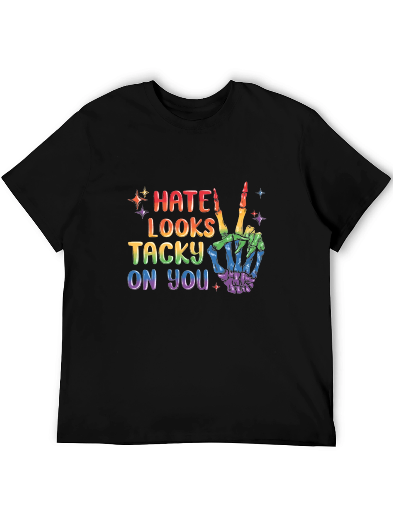 Hate Looks Tacky LGBTQ Pride T-Shirt